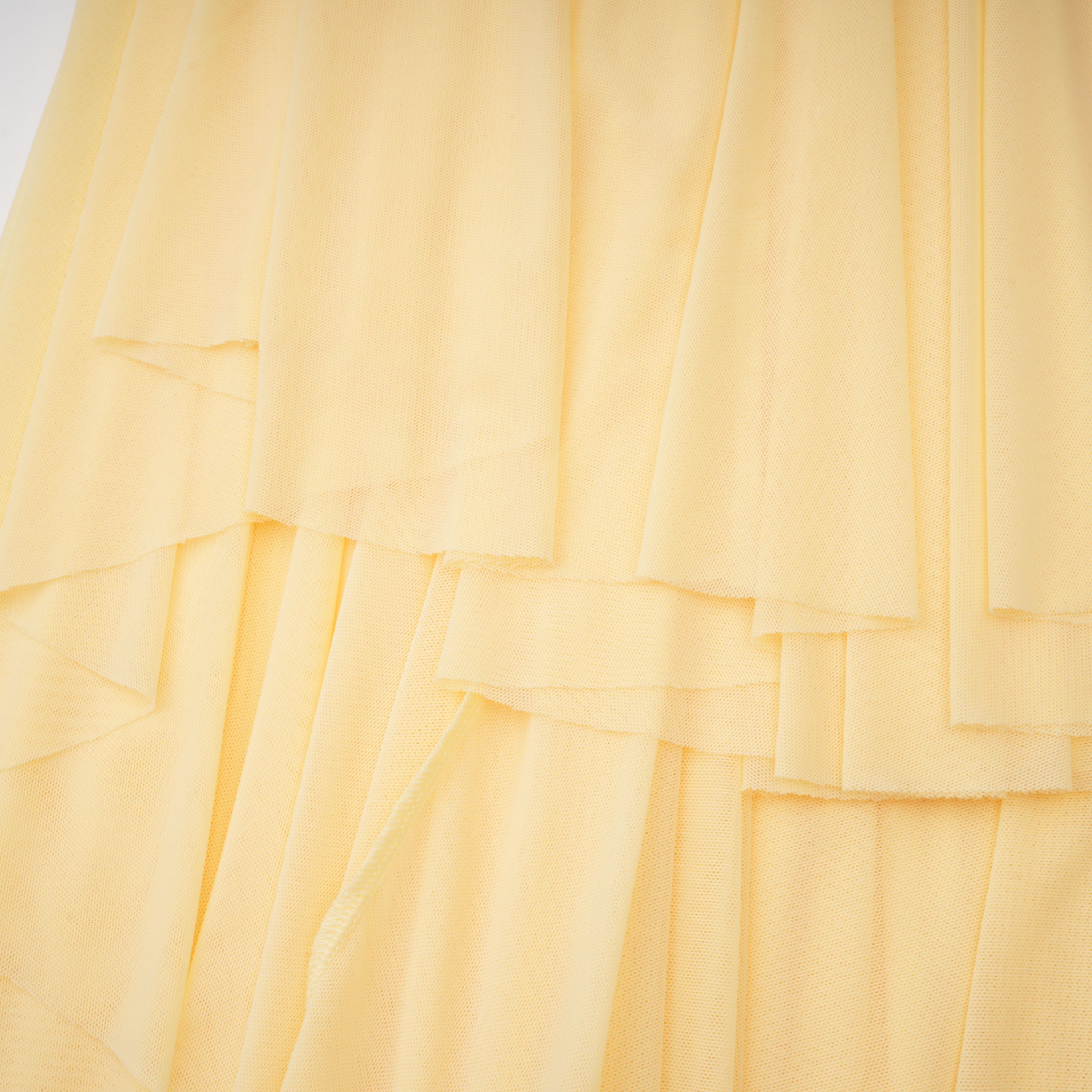 Yvette Yellow 3D Petal Mermaid Maxi Dress