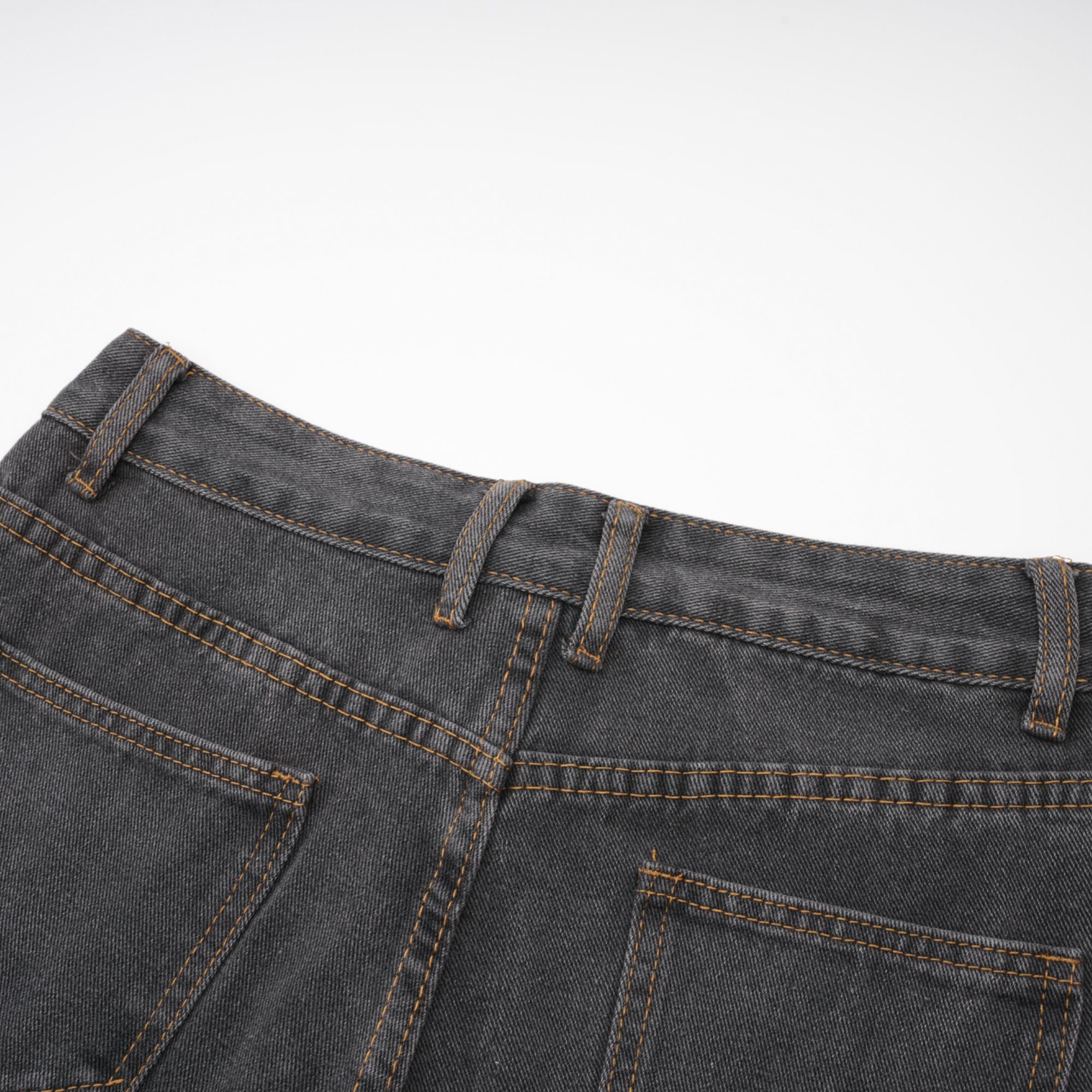 Jeans bootcu Delphine a vita media con chiusura a scatto 