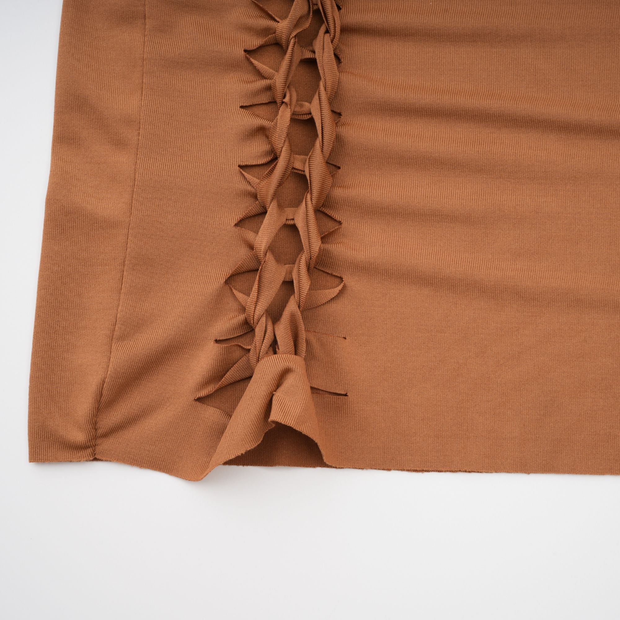 Capriana brown cut-out mini dress