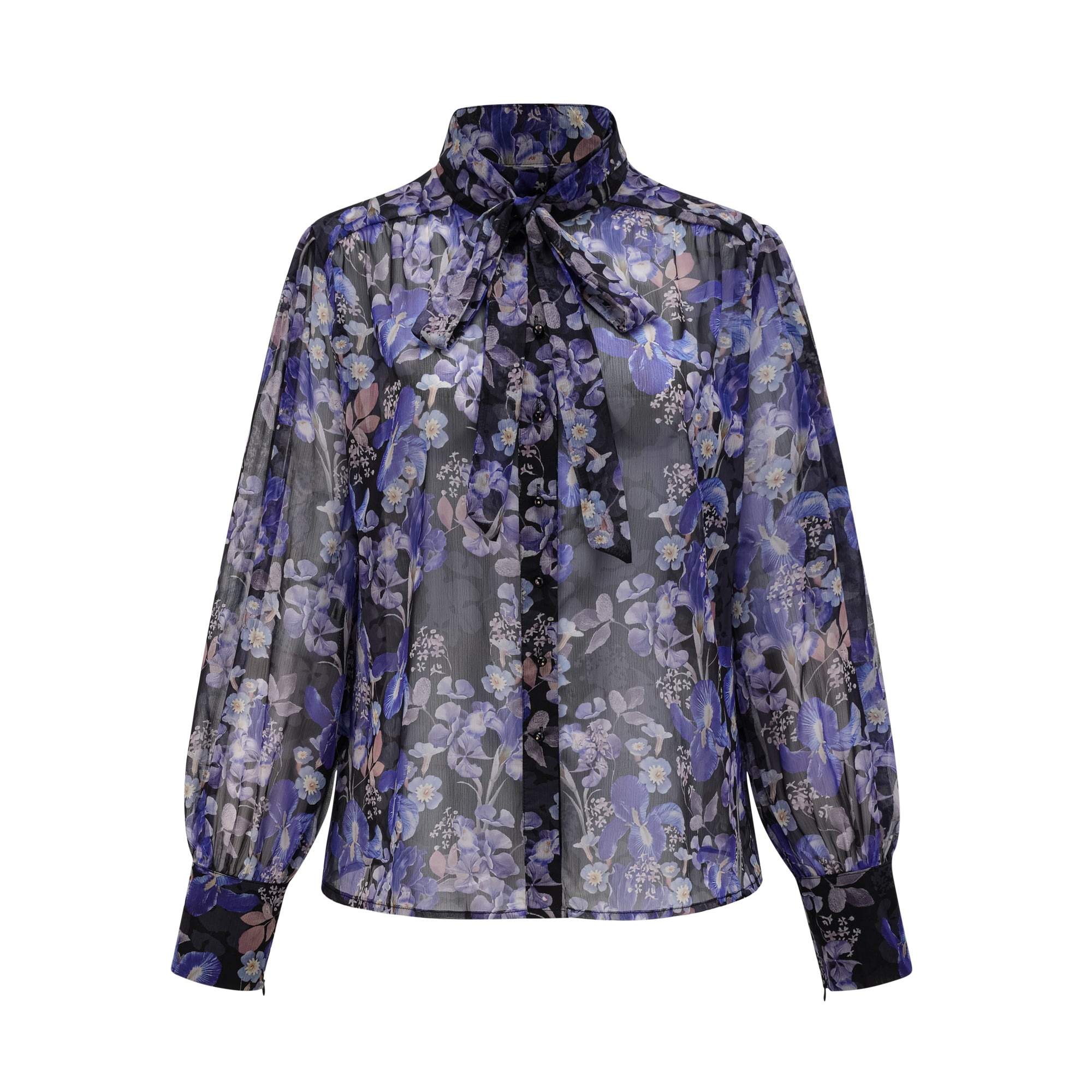 Blanche floral-print shirt & skirt matching set