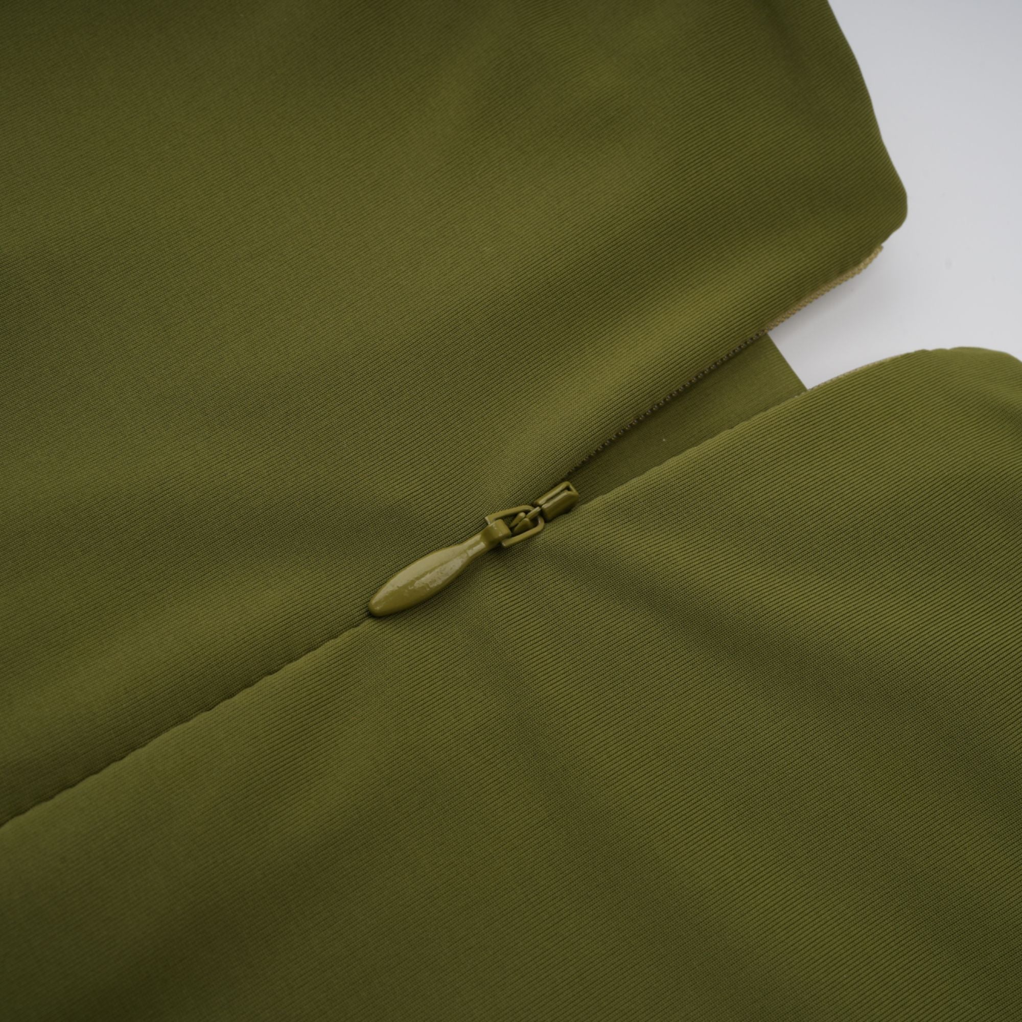 Arlette Green Asymmetrical Ruched Maxi Dress