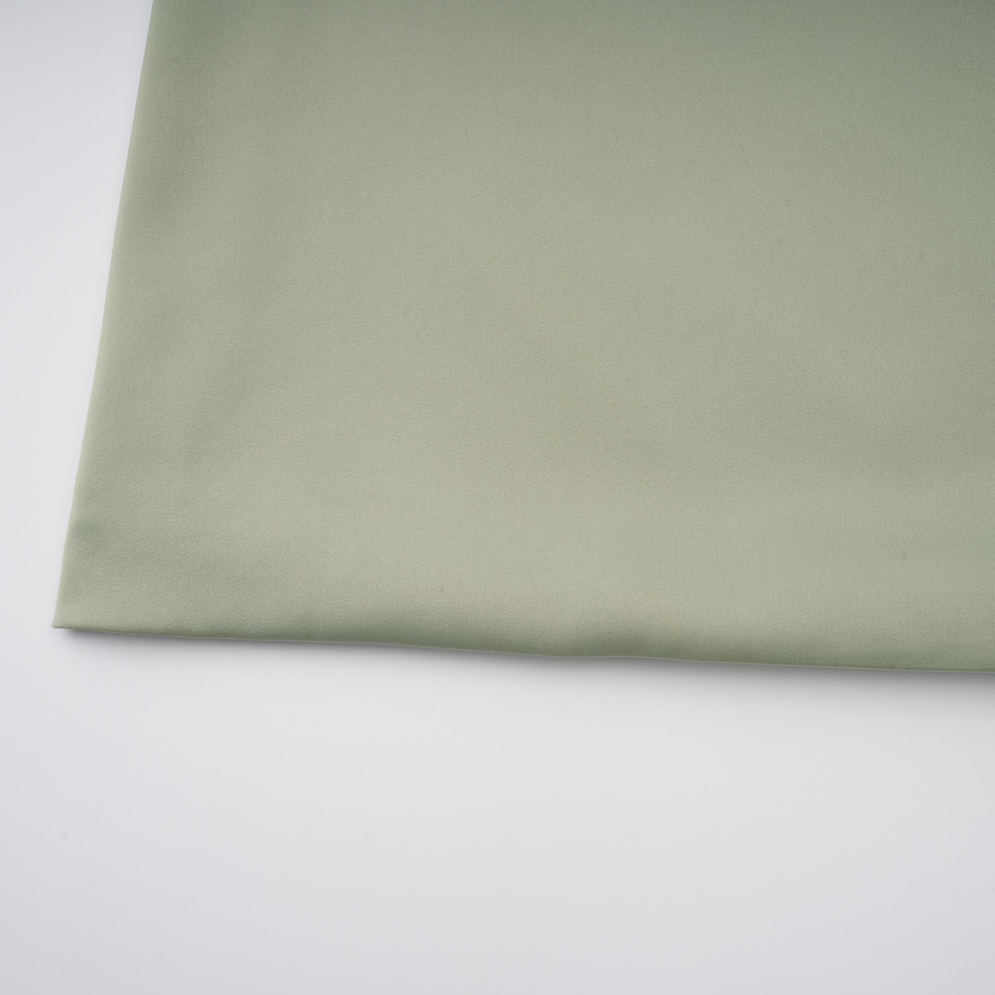 Benedetta Grünes einseitig schulterfreies Satin-Maxikleid