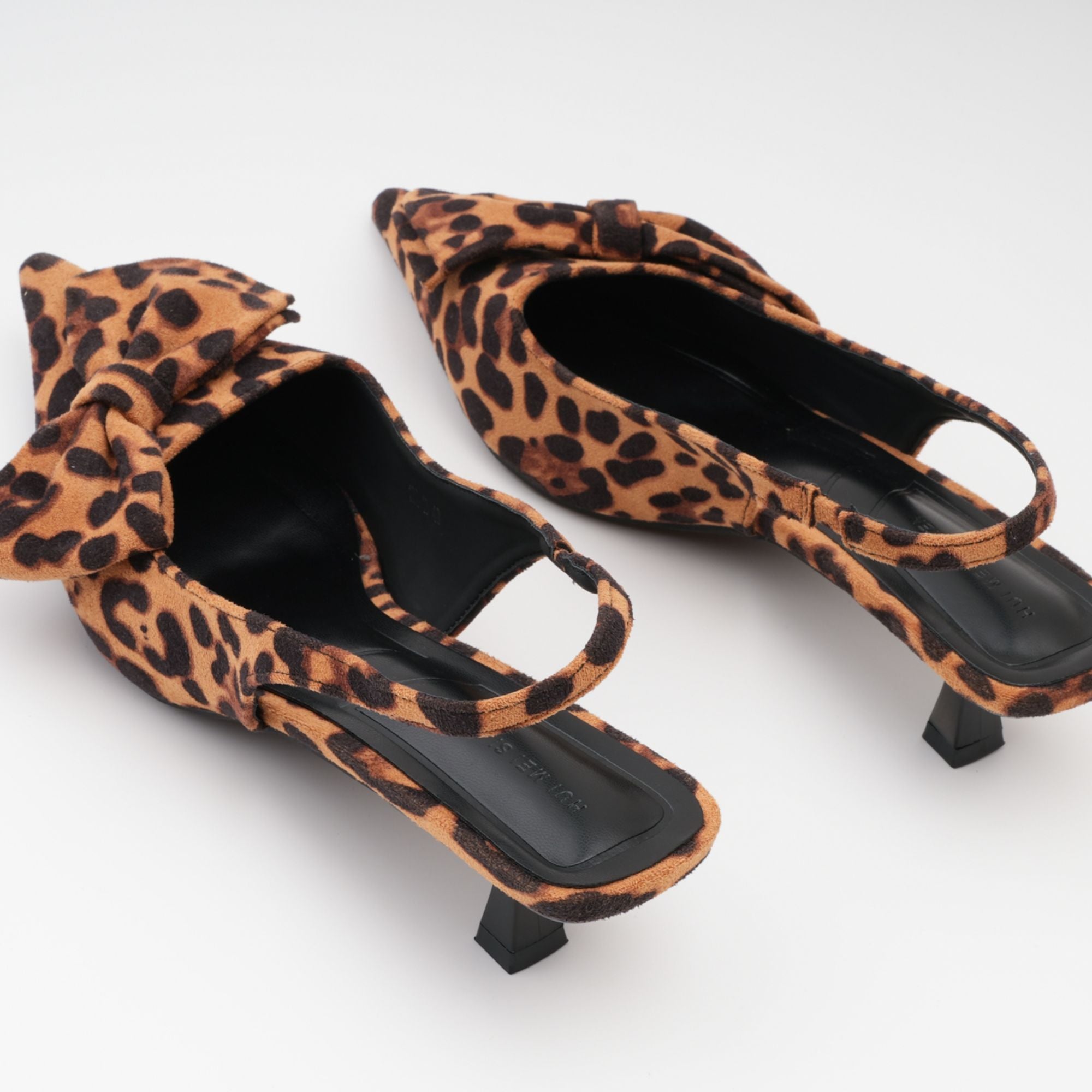 Gabrielle leopard-print pumps