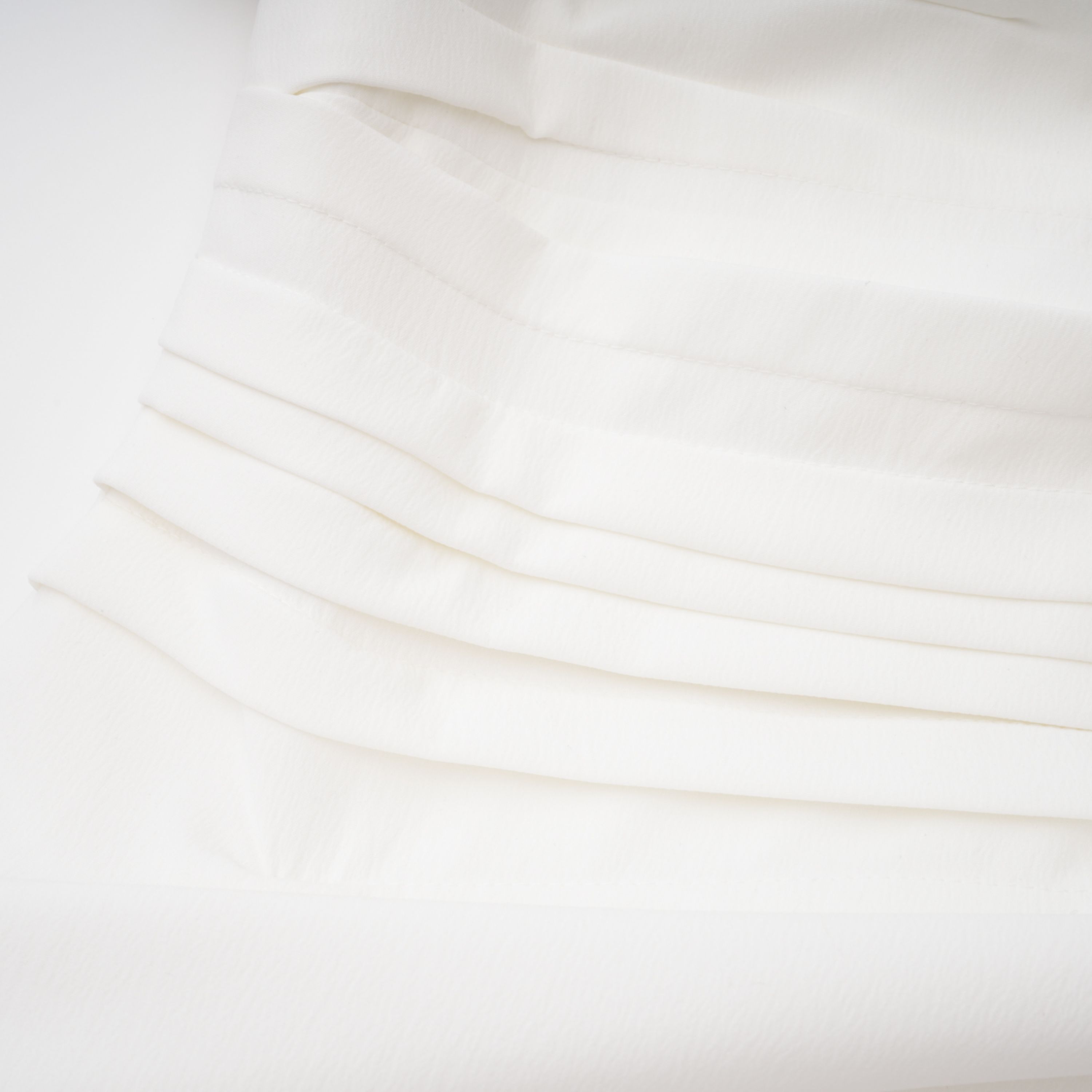 Blossom White One Shoulder Ruched Midi Dress