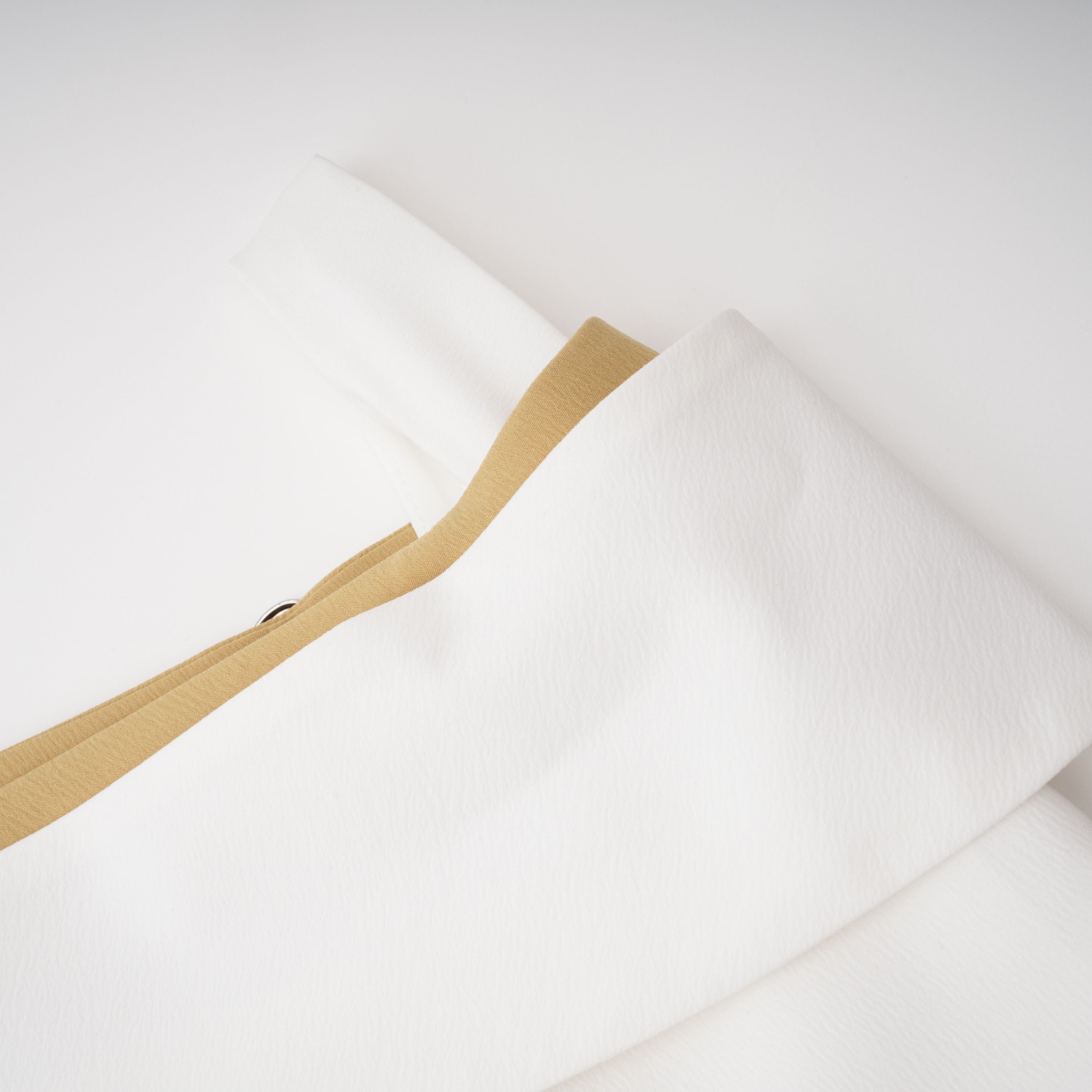 Blossom White One Shoulder Ruched Midi Dress