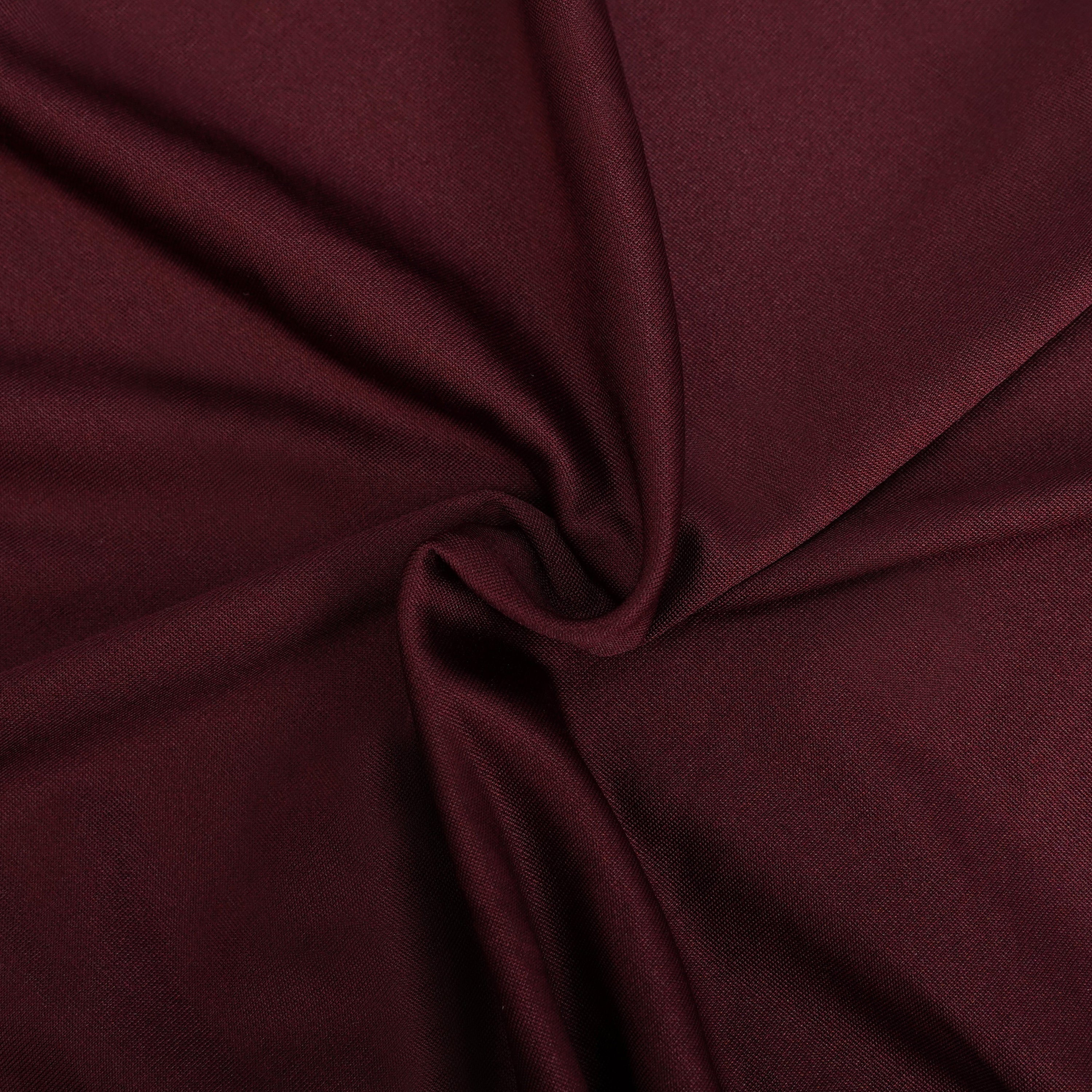 Amandine Burgunderfarbenes Neckholder-Maxikleid mit Raffungen