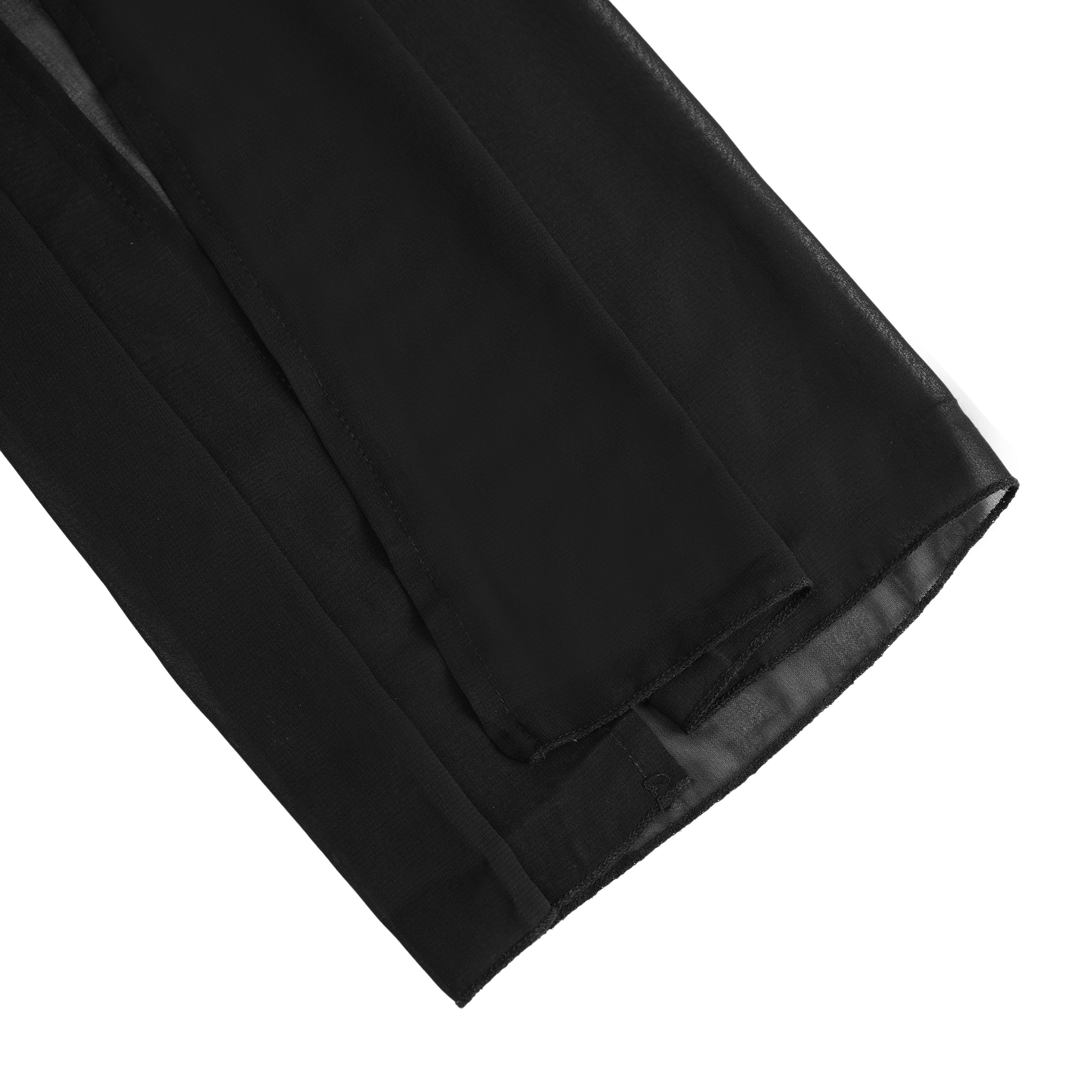 فستان ماكسي أسود مزين من Yseult