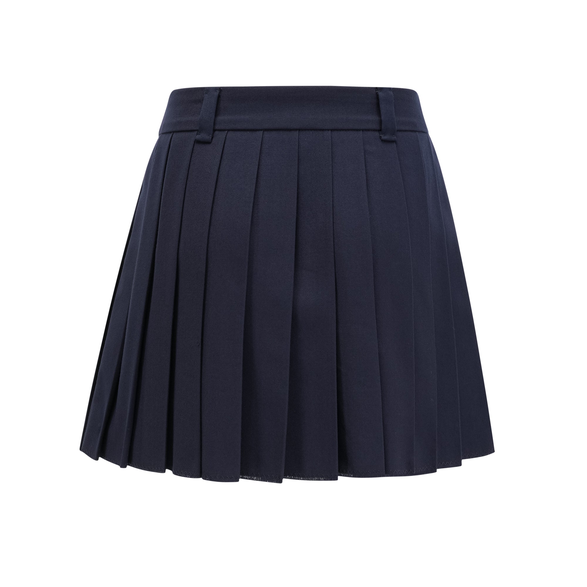 Mélisande embroidered a-line pleated skirt