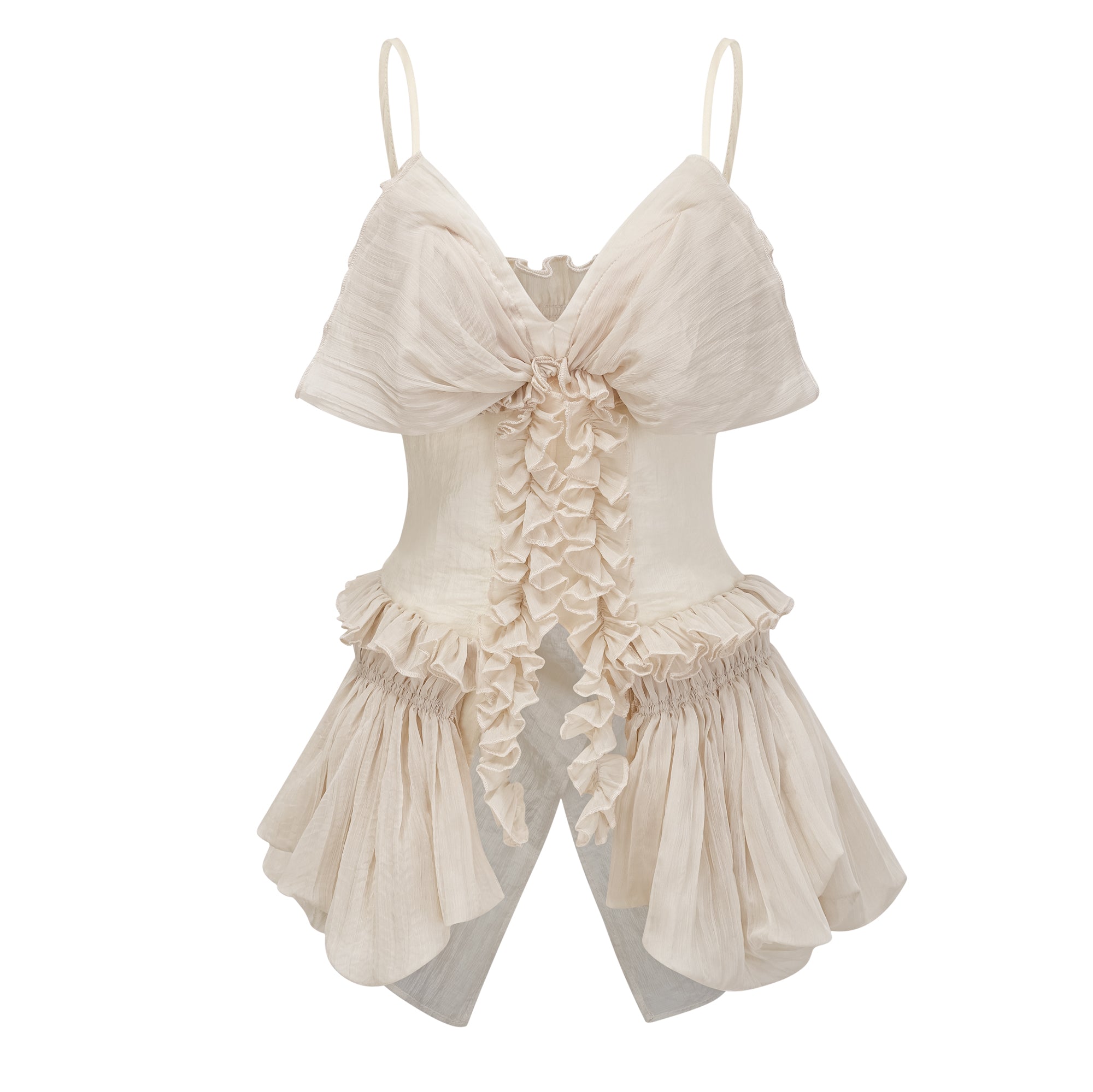 Flocon Neutral Mermaid Top & Skirt Set