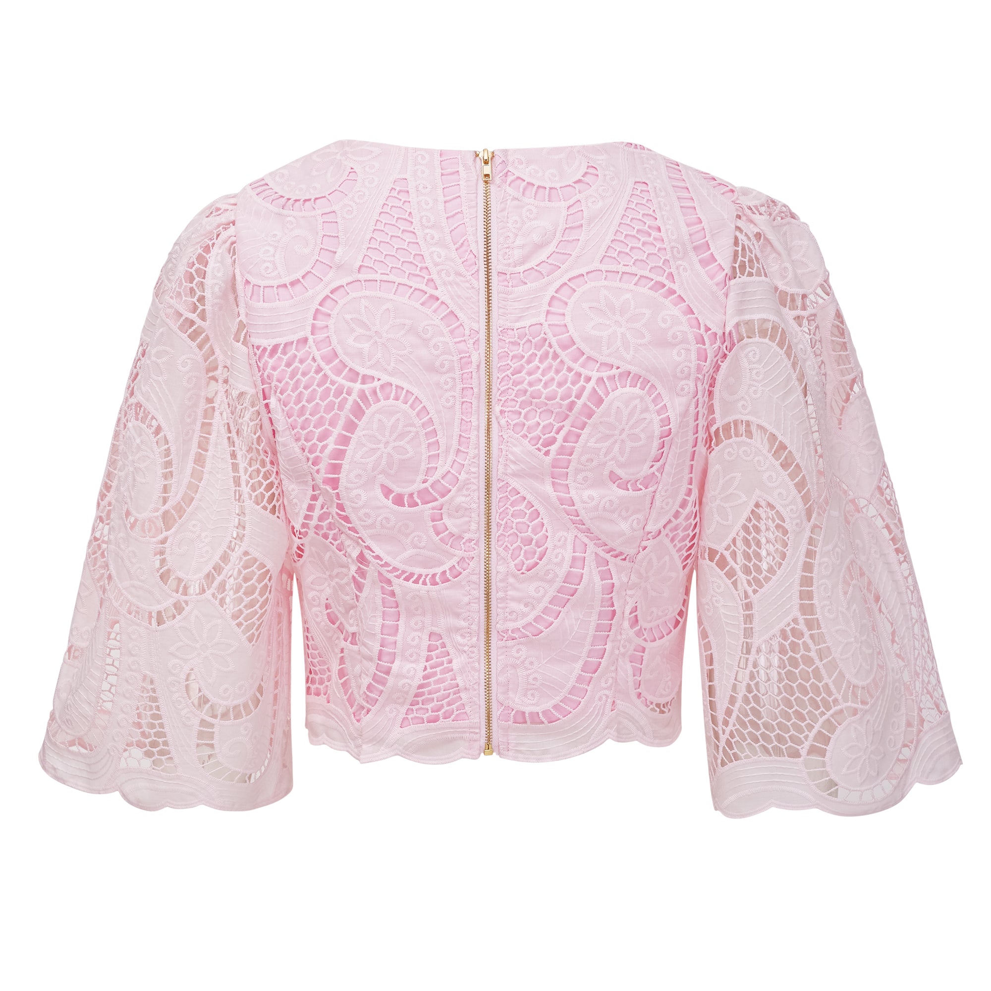 Joséphine Rosa besticktes Blusen- und Rock-Set