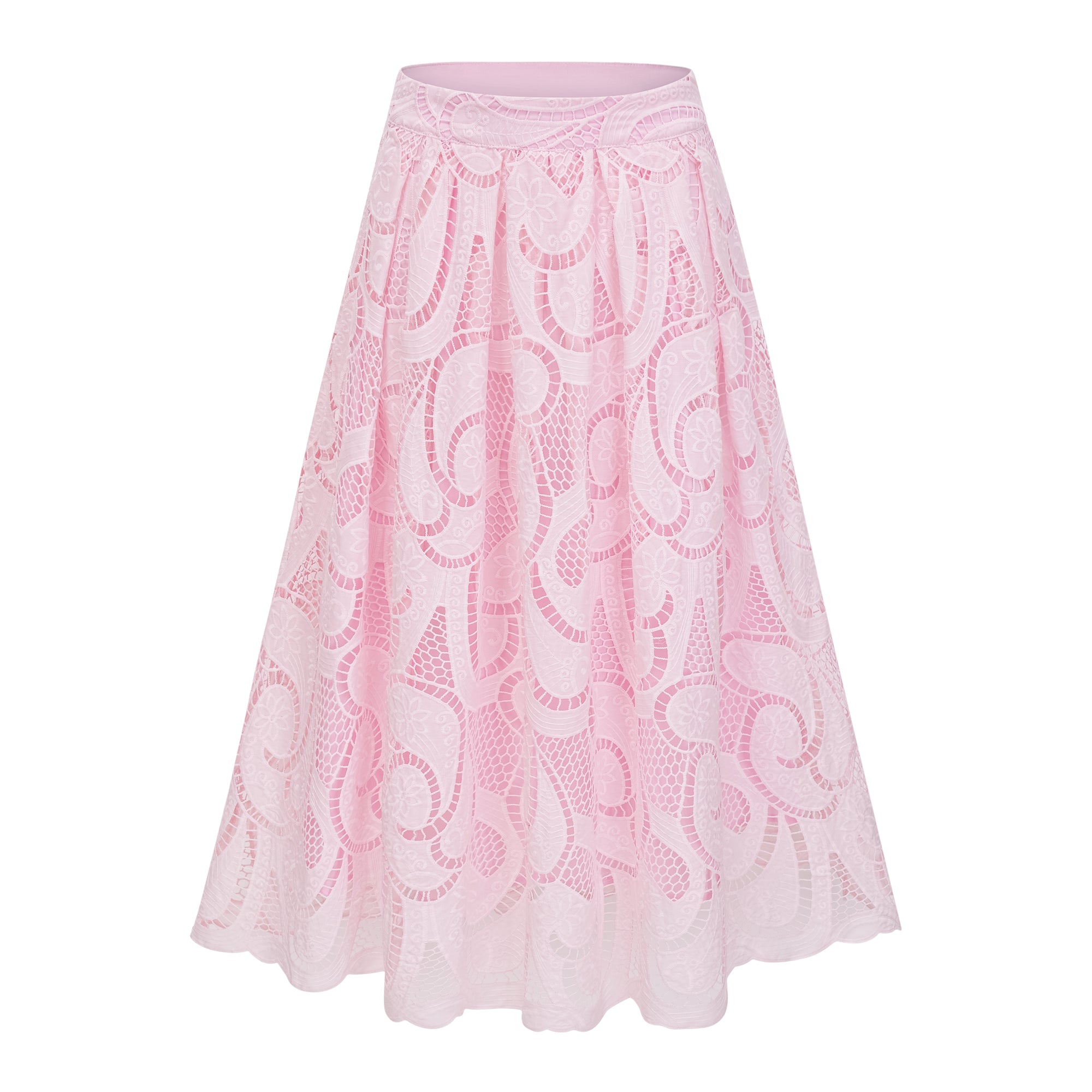 Joséphine Rosa besticktes Blusen- und Rock-Set