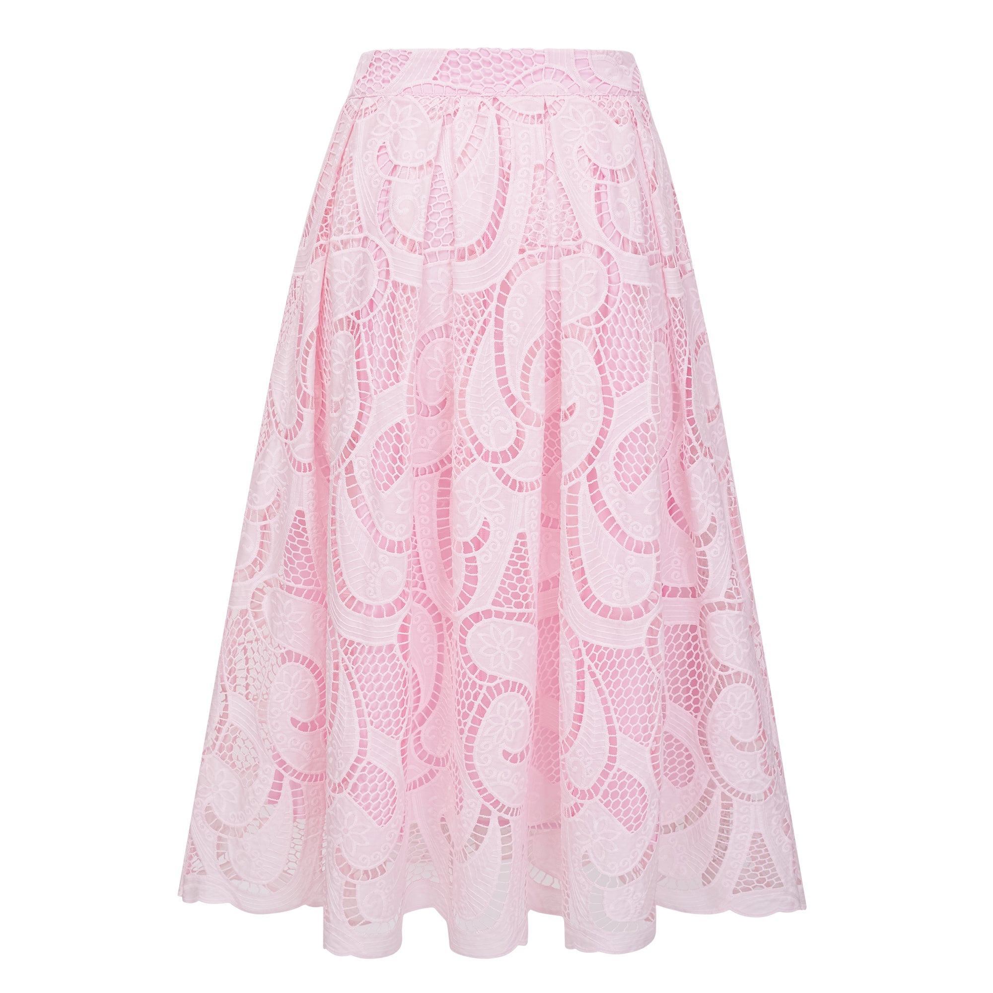 Joséphine Rosa besticktes Blusen- und Rock-Set