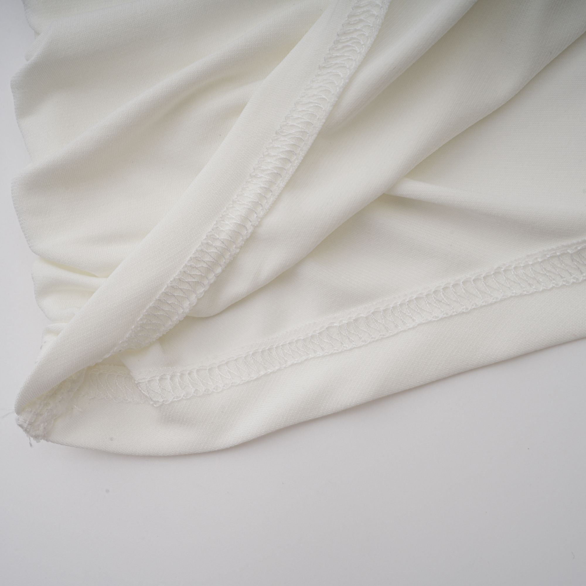 Émeline white braided rope-detail midi dress