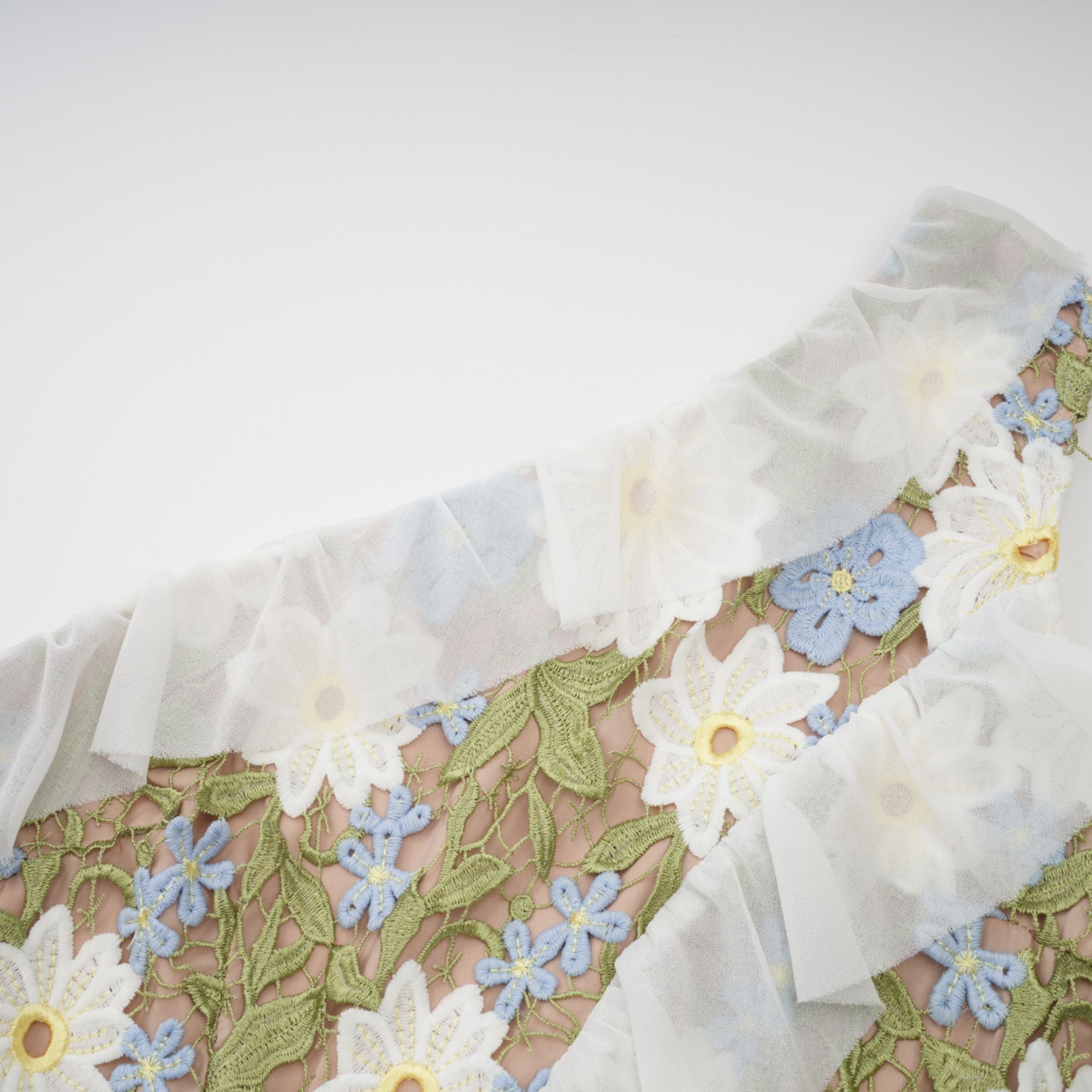 Clémence floral embroidered midi dress (Final Sale)