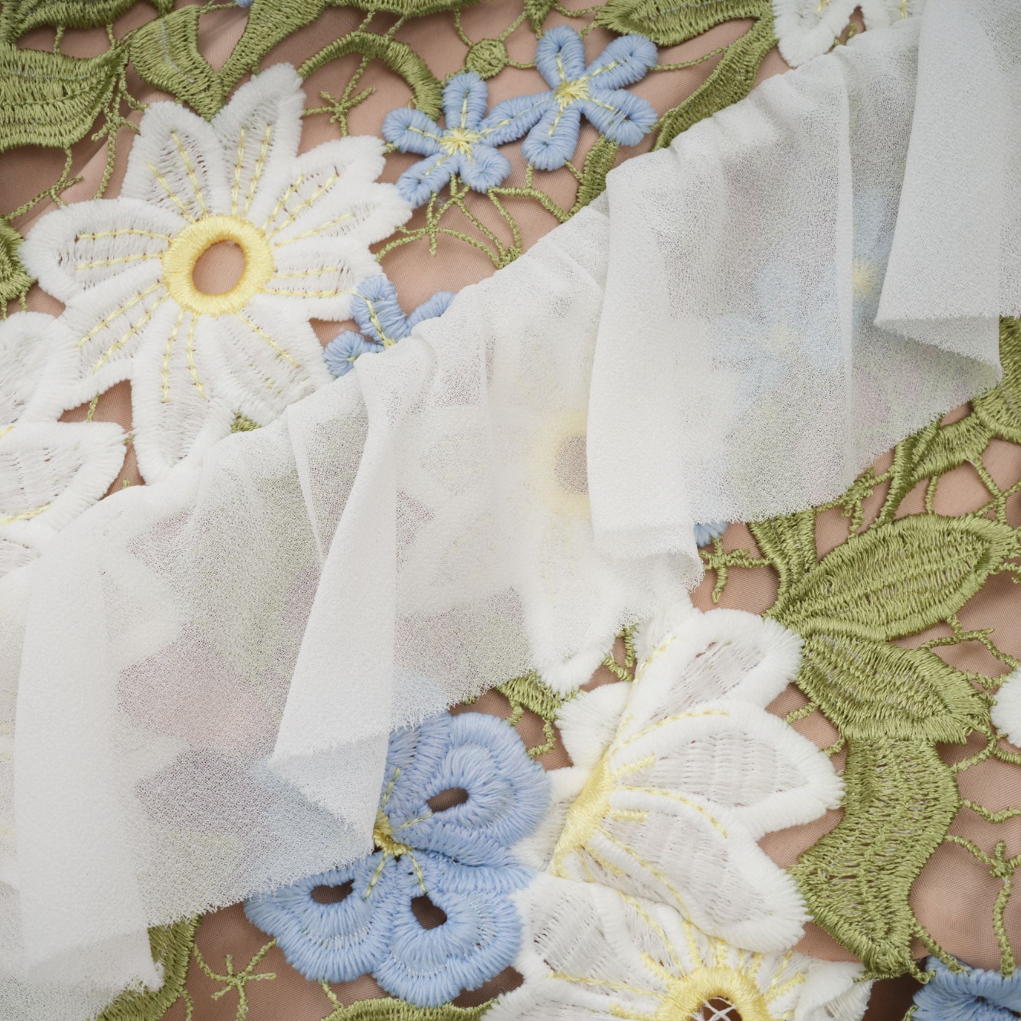 Clémence floral embroidered midi dress (Final Sale)