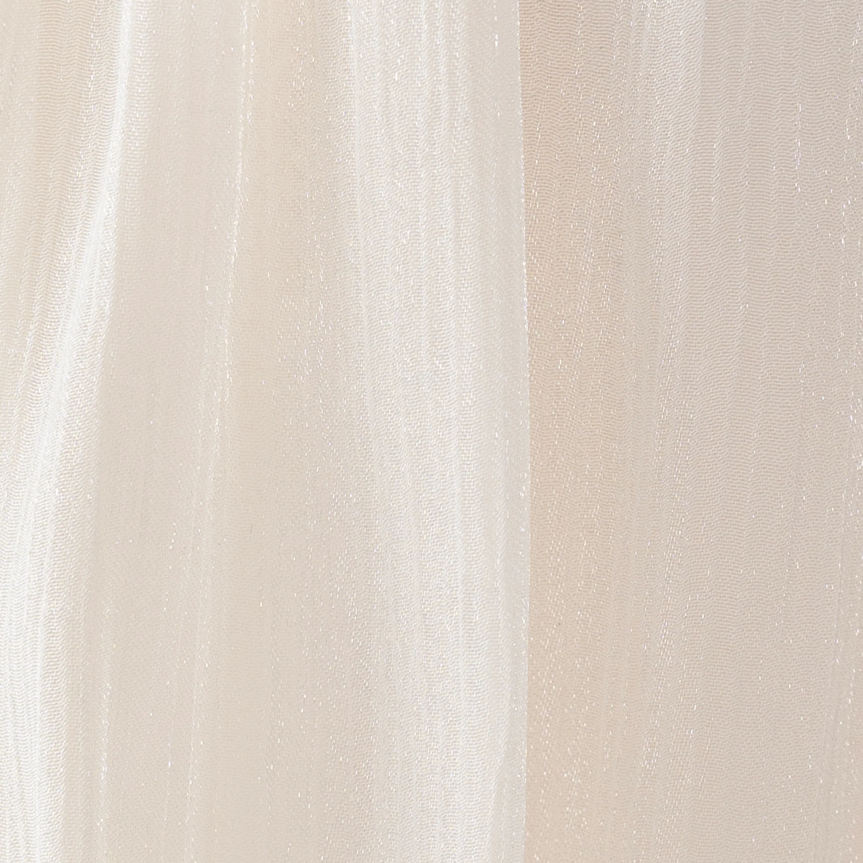 Zofia Weißes, glänzendes, plissiertes, mehrlagiges Minikleid