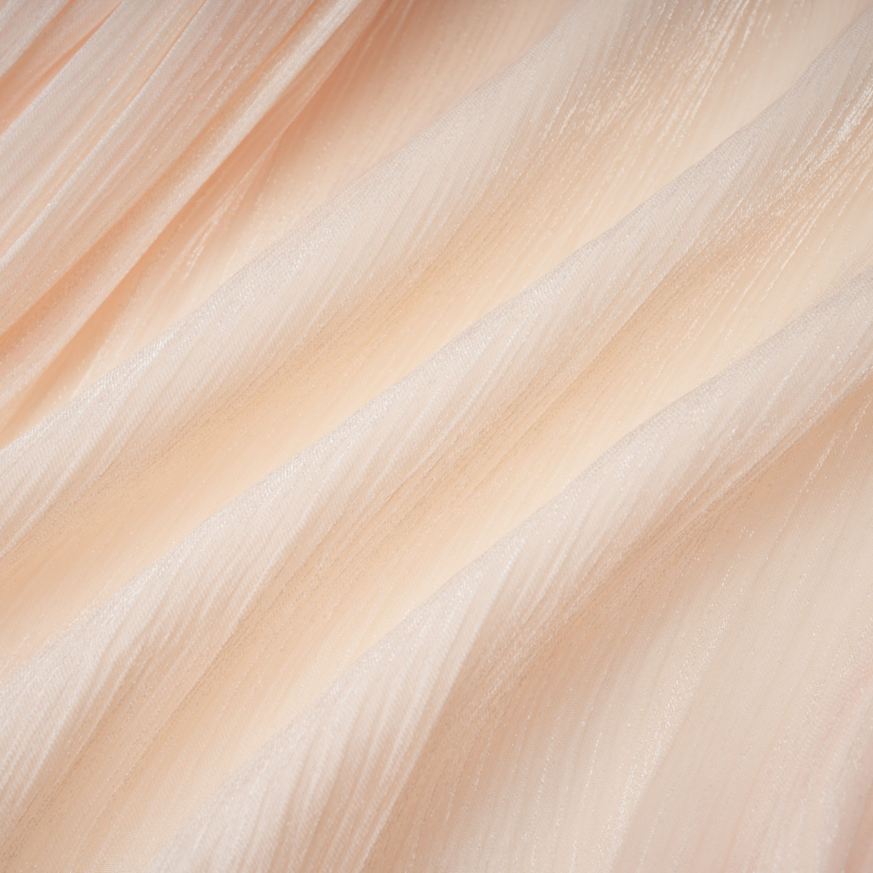 فستان قصير مطوي ومكشكش من Halvard Neutrals