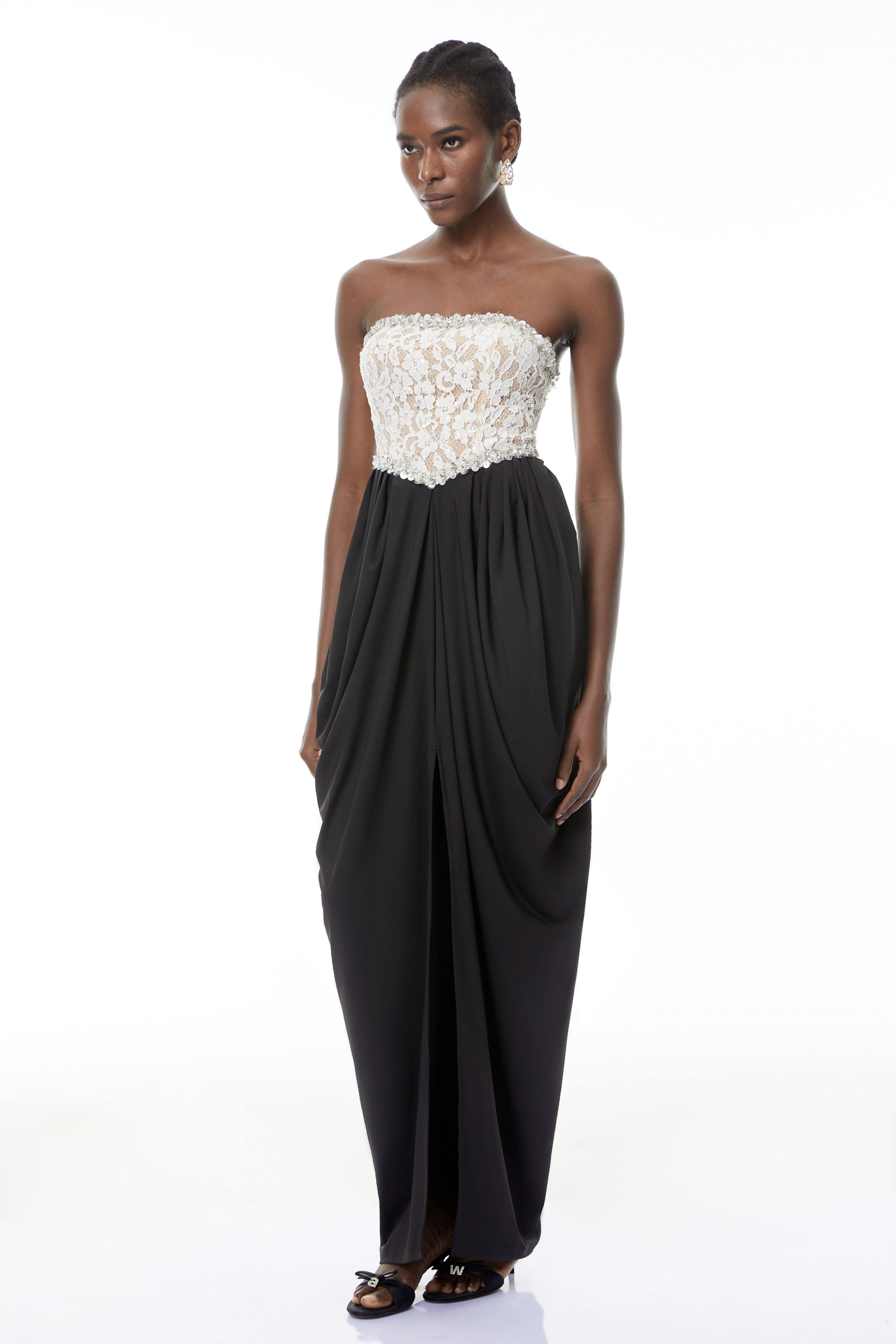 Hilla Color Block Maxi Dress