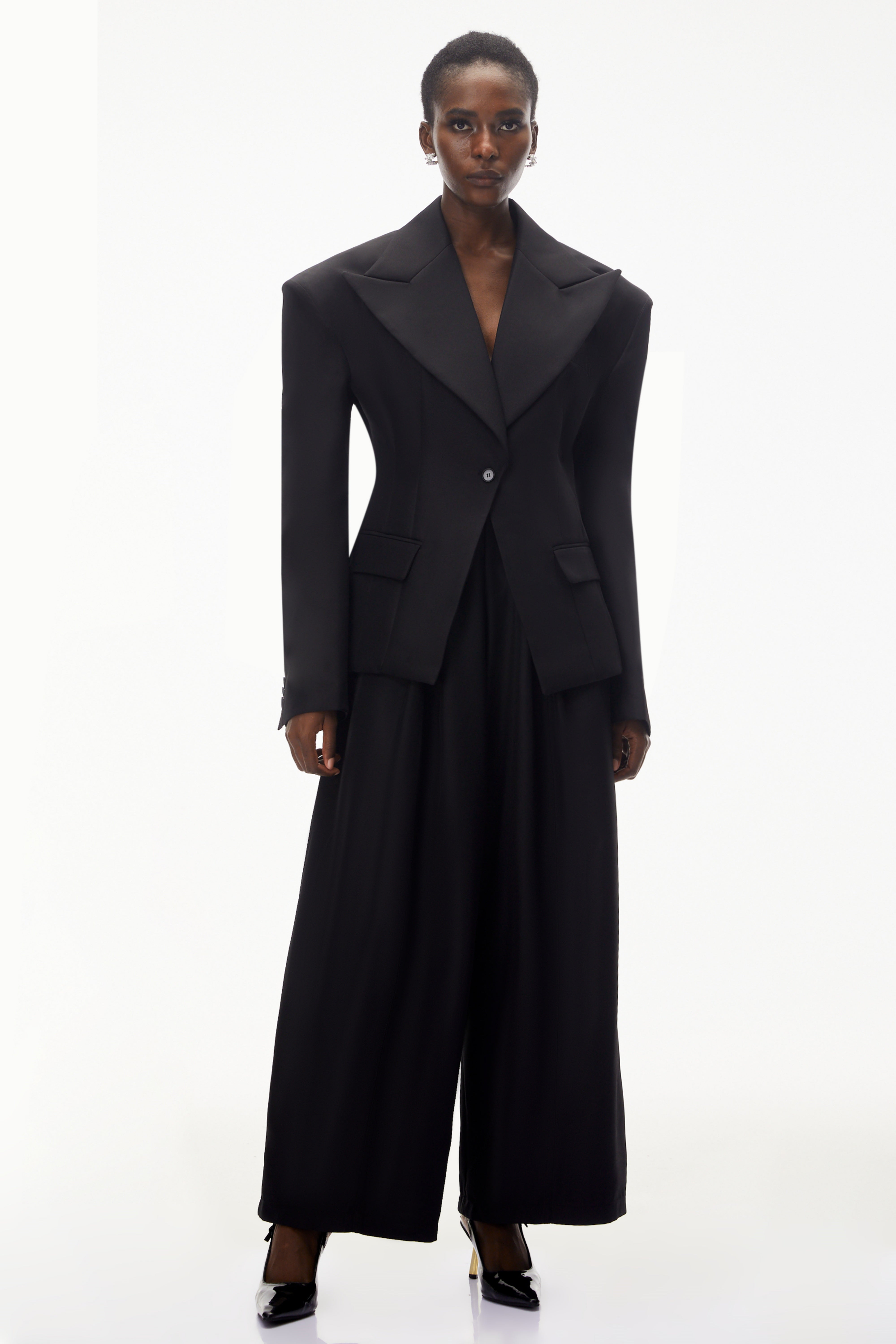 Homa Black Oversized Blazer & Trouser Set