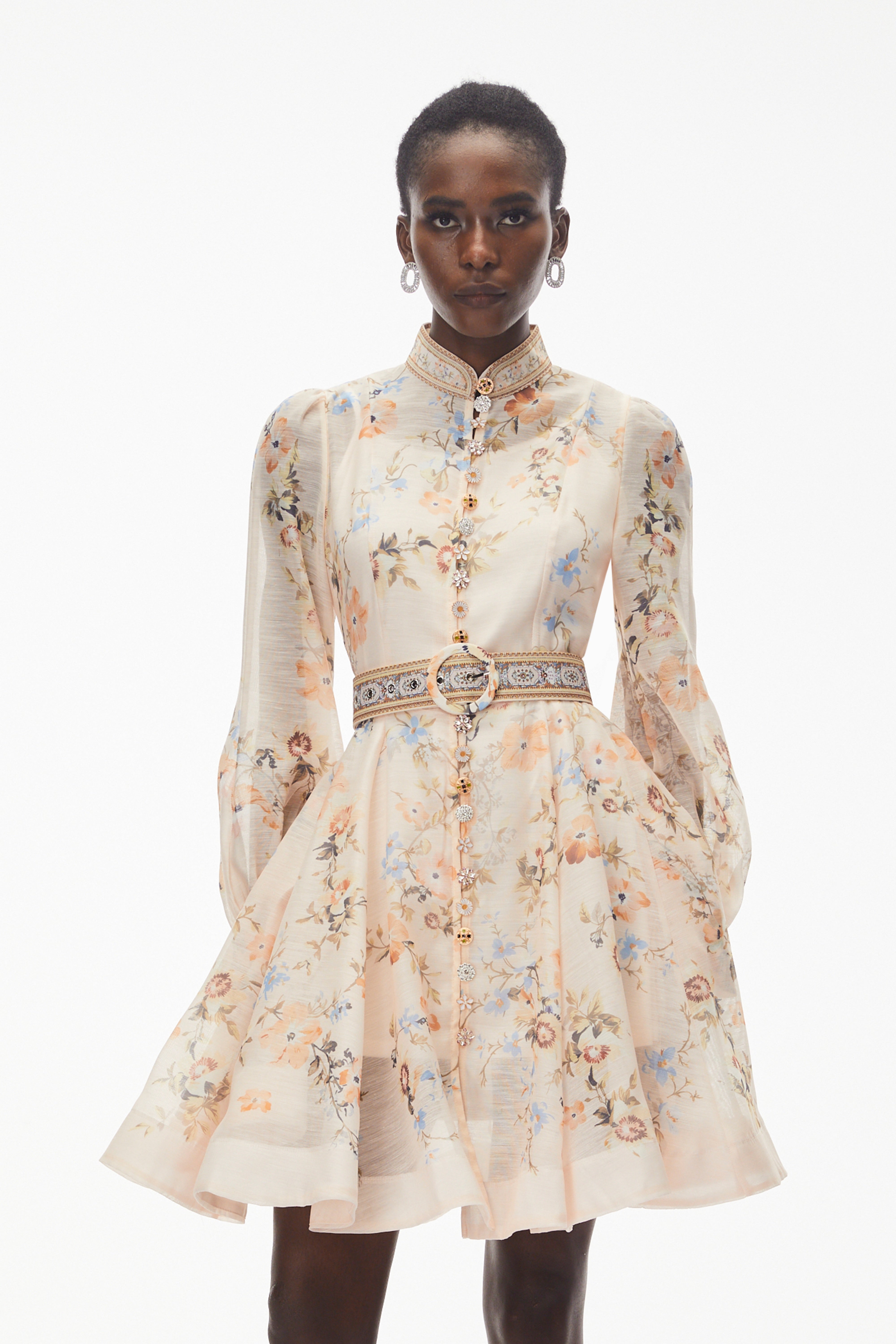 فستان قصير من جوشيبيد بنقشة زهور