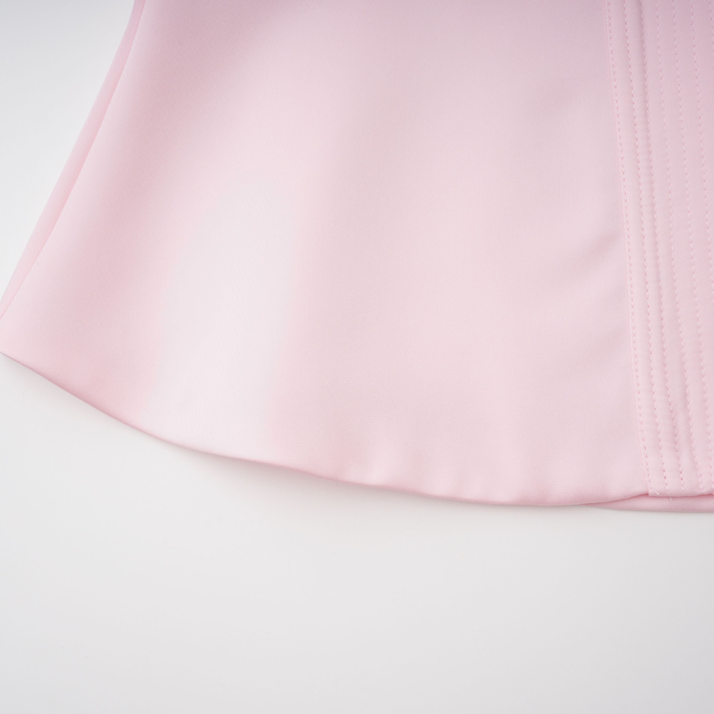 Johanna Pink Self-Tie Blouse & Skirt Set