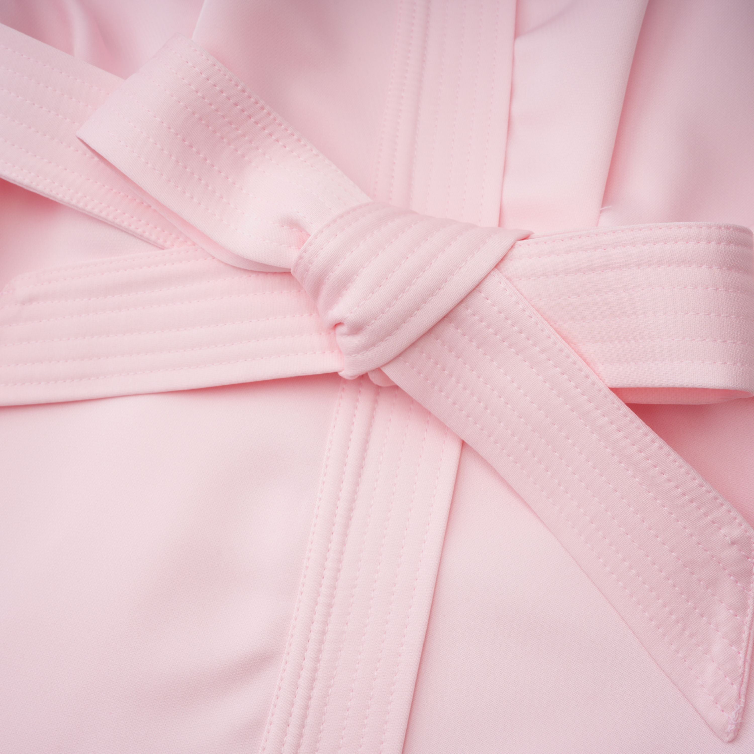 Johanna Pink Self-Tie Blouse & Skirt Set