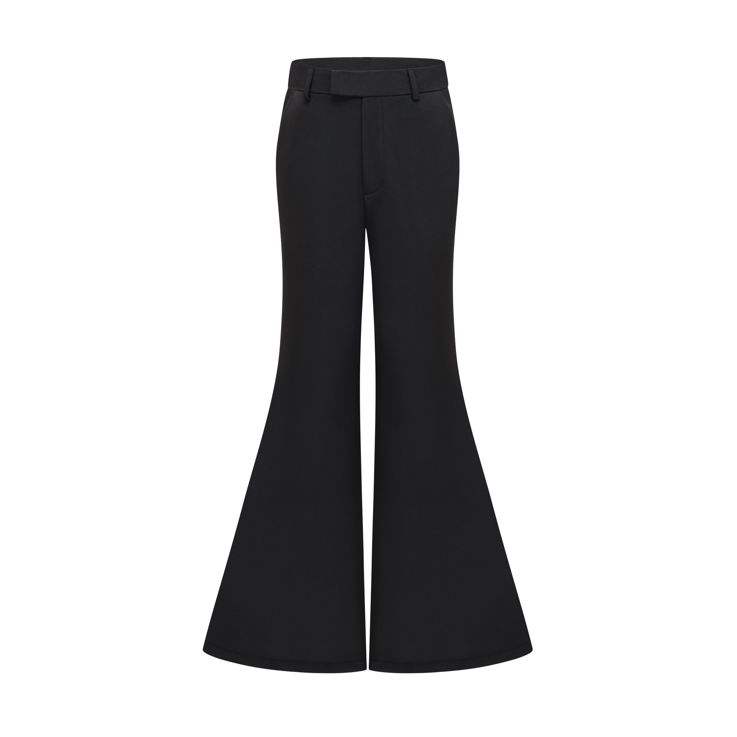 Krasava Black Sweetheart Neckline Top & Trousers Set