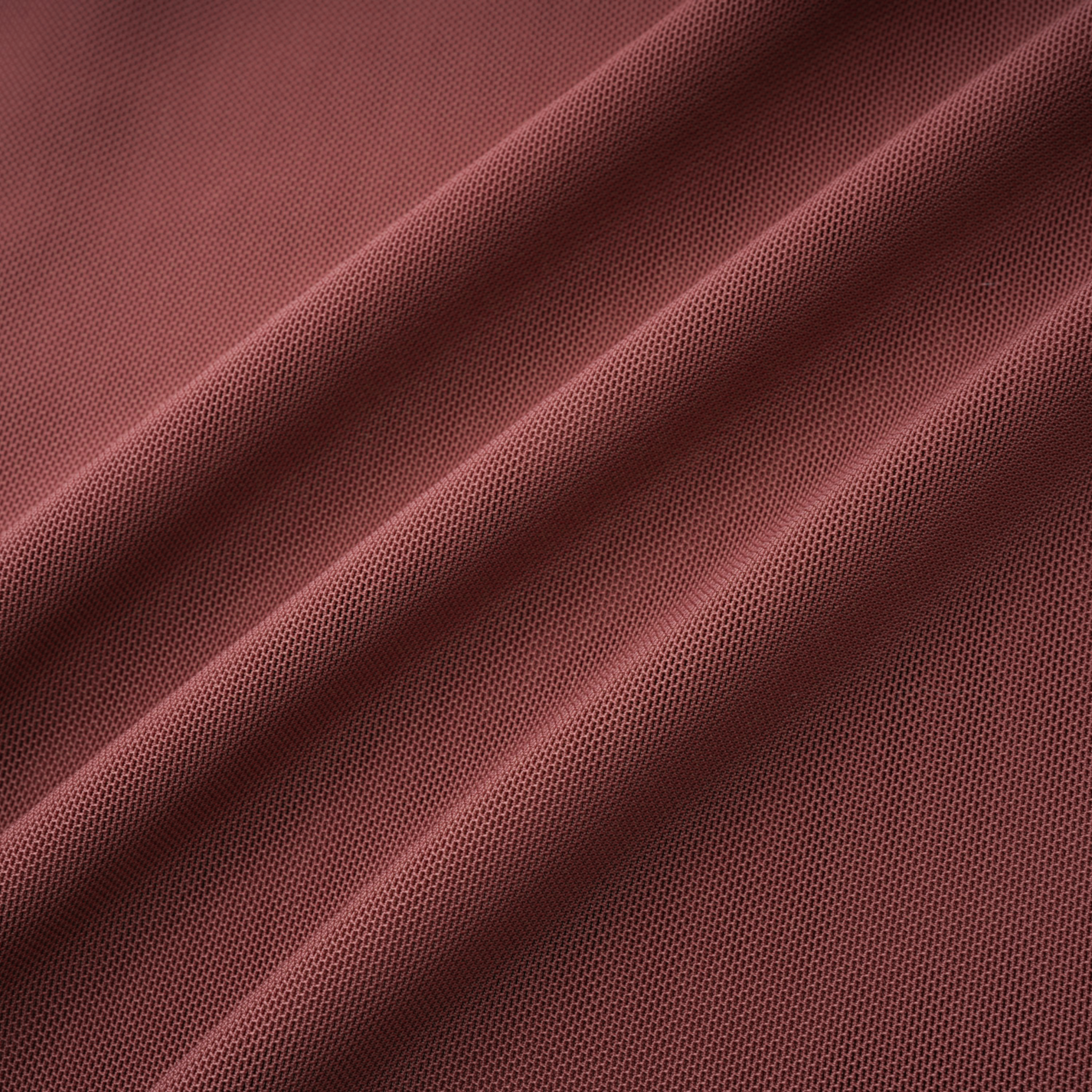 Dusty rose draped one-shoulder gown with center ruching