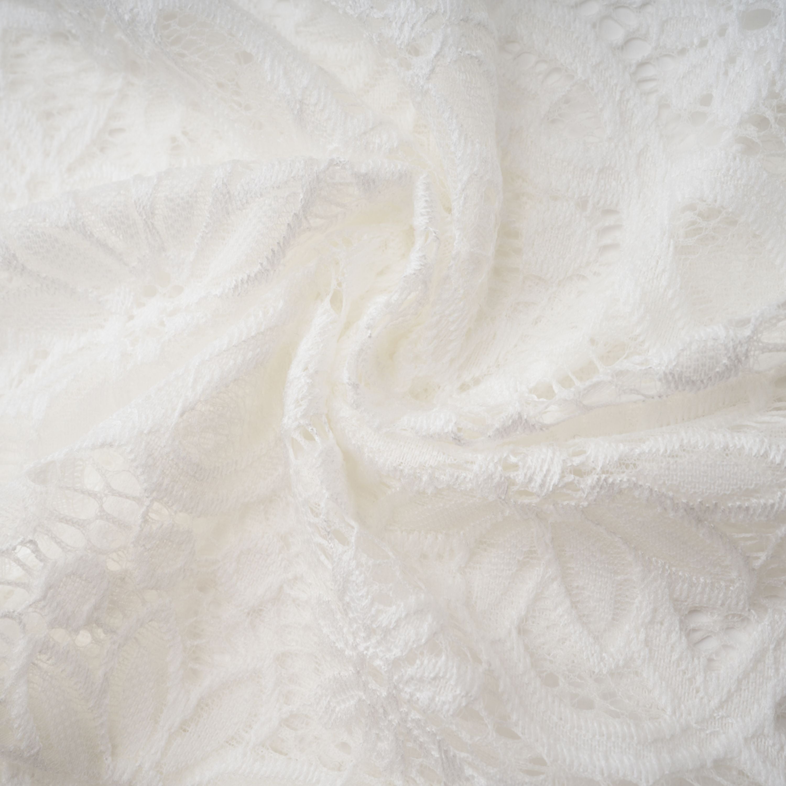 Loana White Floral Lace Top & Trousers Set