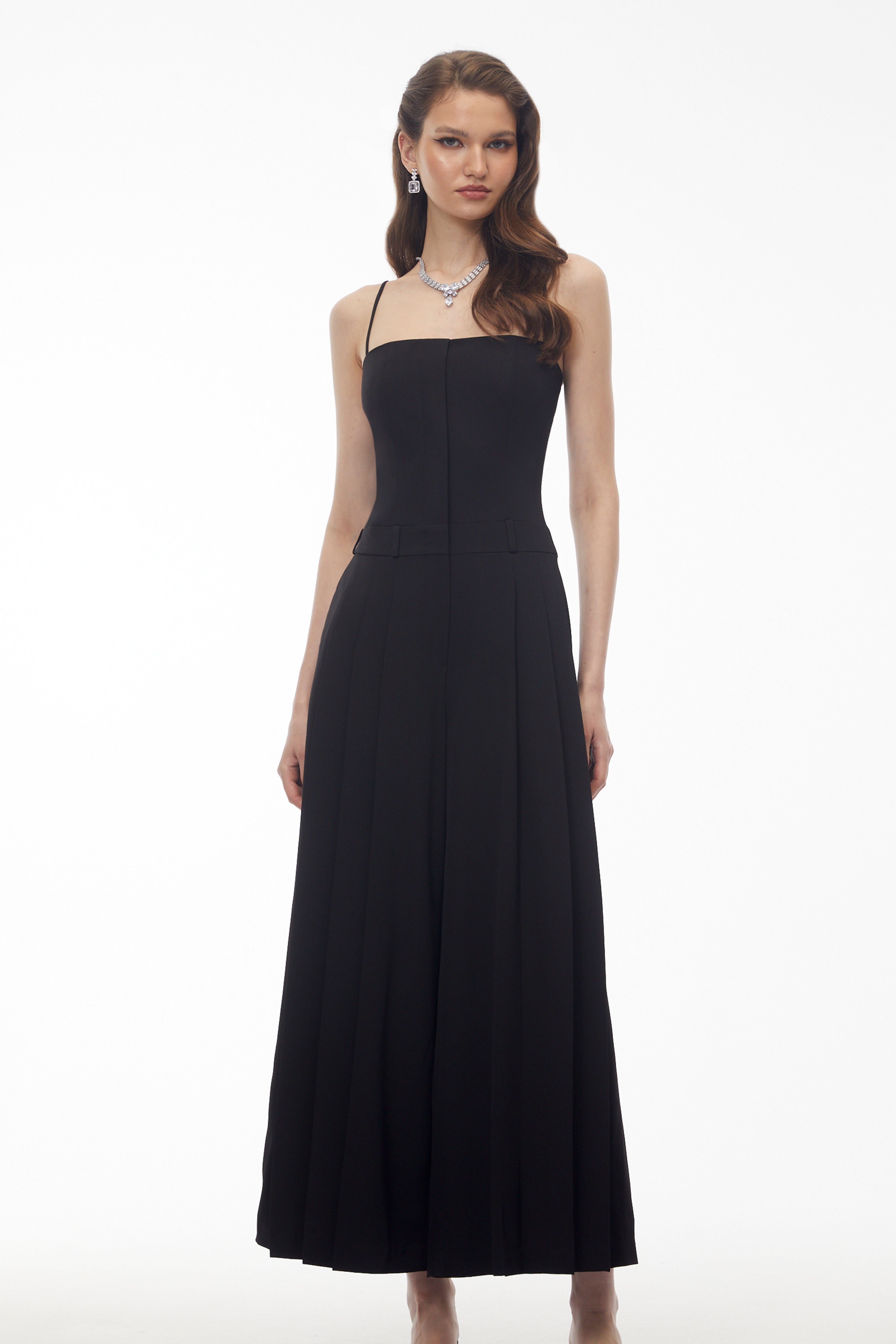 Combinaison à jambes larges Manaia Black