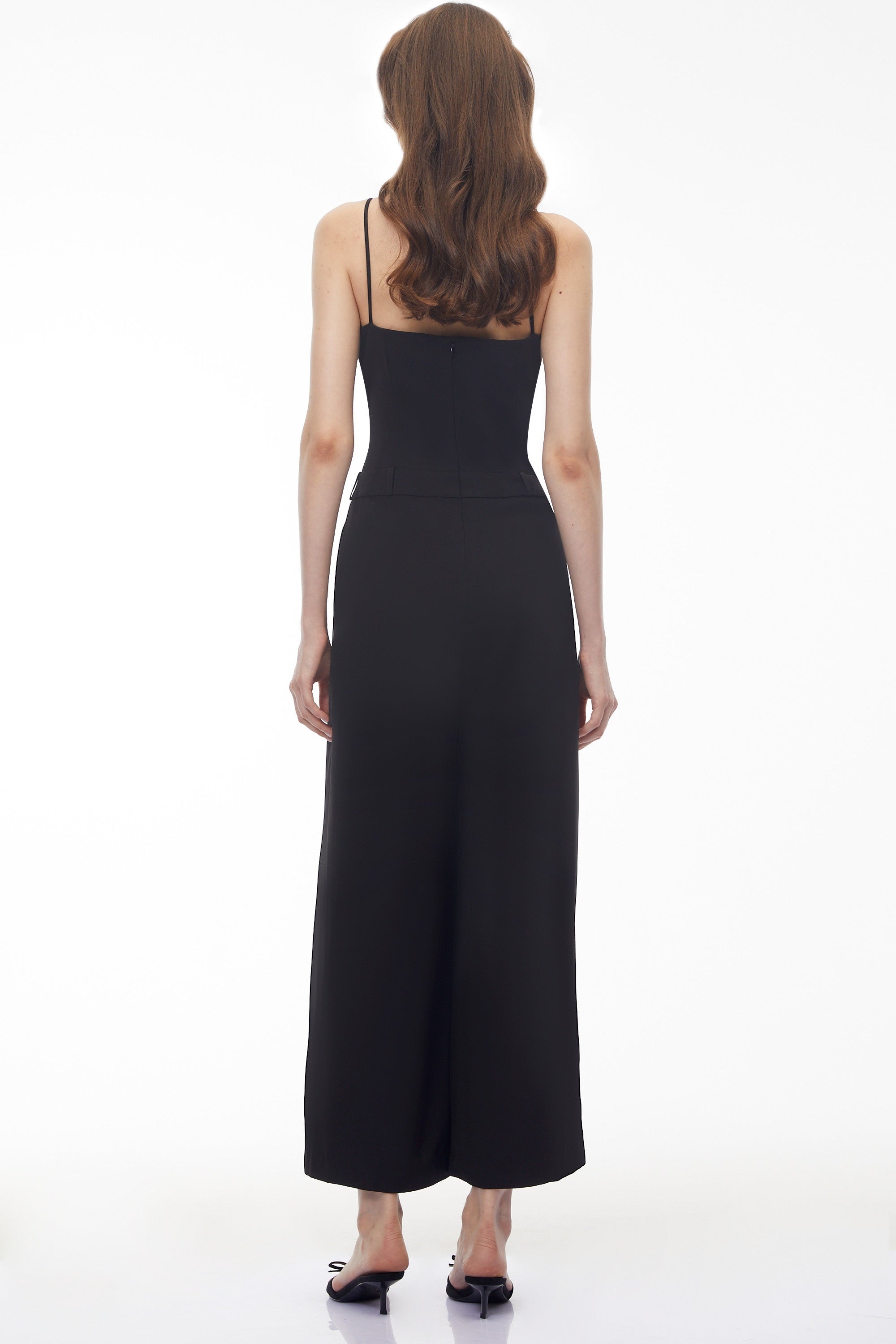 Combinaison à jambes larges Manaia Black