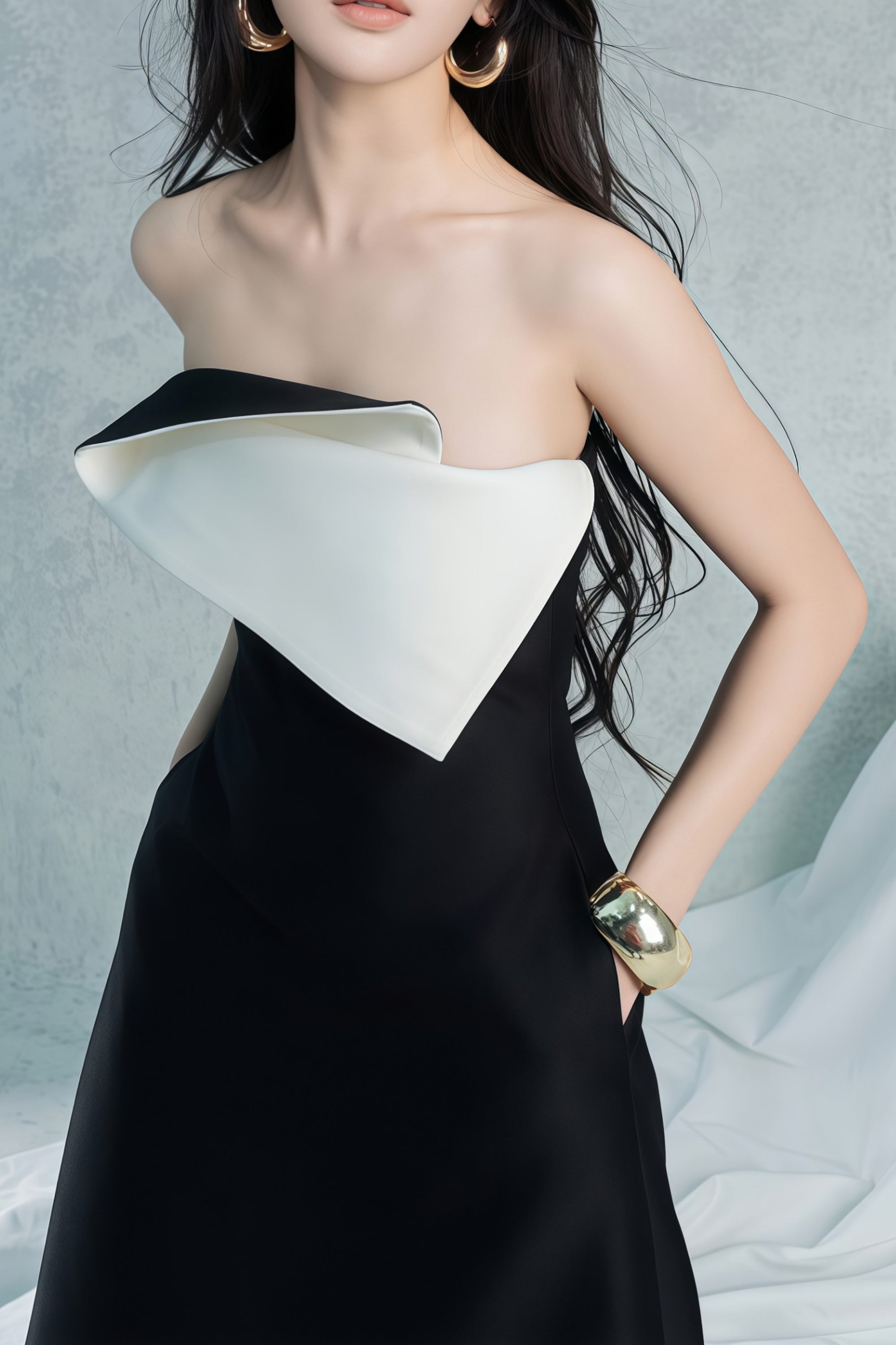 طقم بدلة وتنورة من كاثرين وايت محبوكة ومضلعة