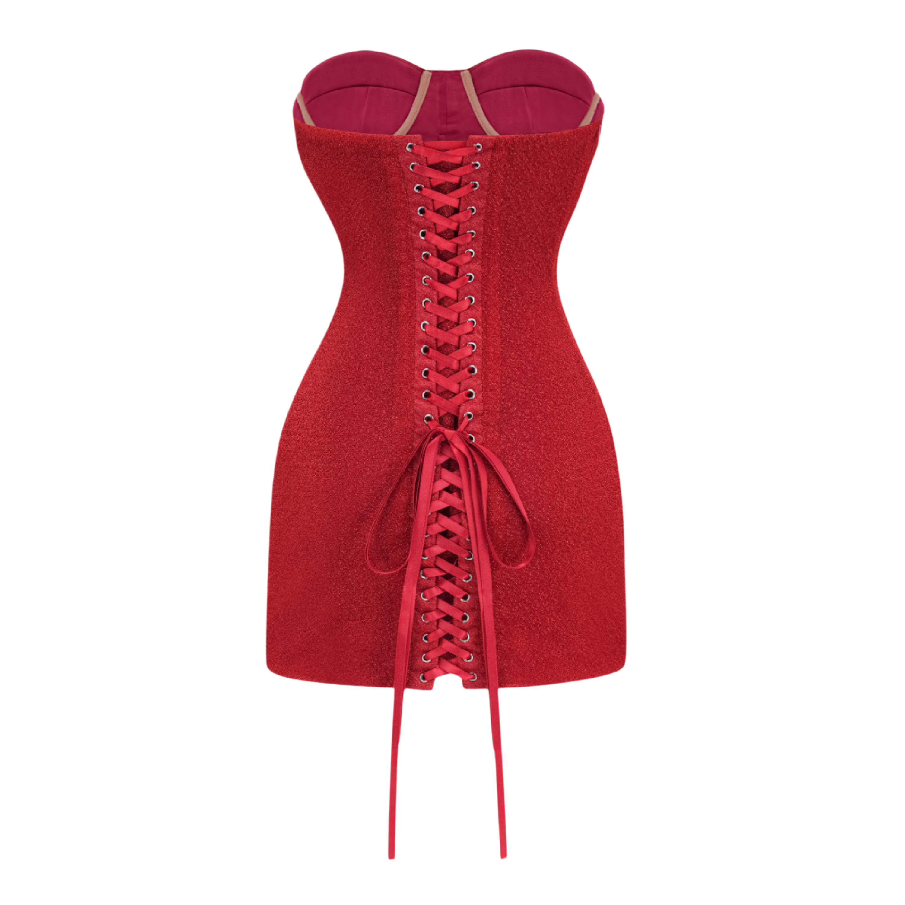 فستان Orabelle Red Brilliance Drop Shiny (بيع نهائي - الولايات المتحدة فقط)