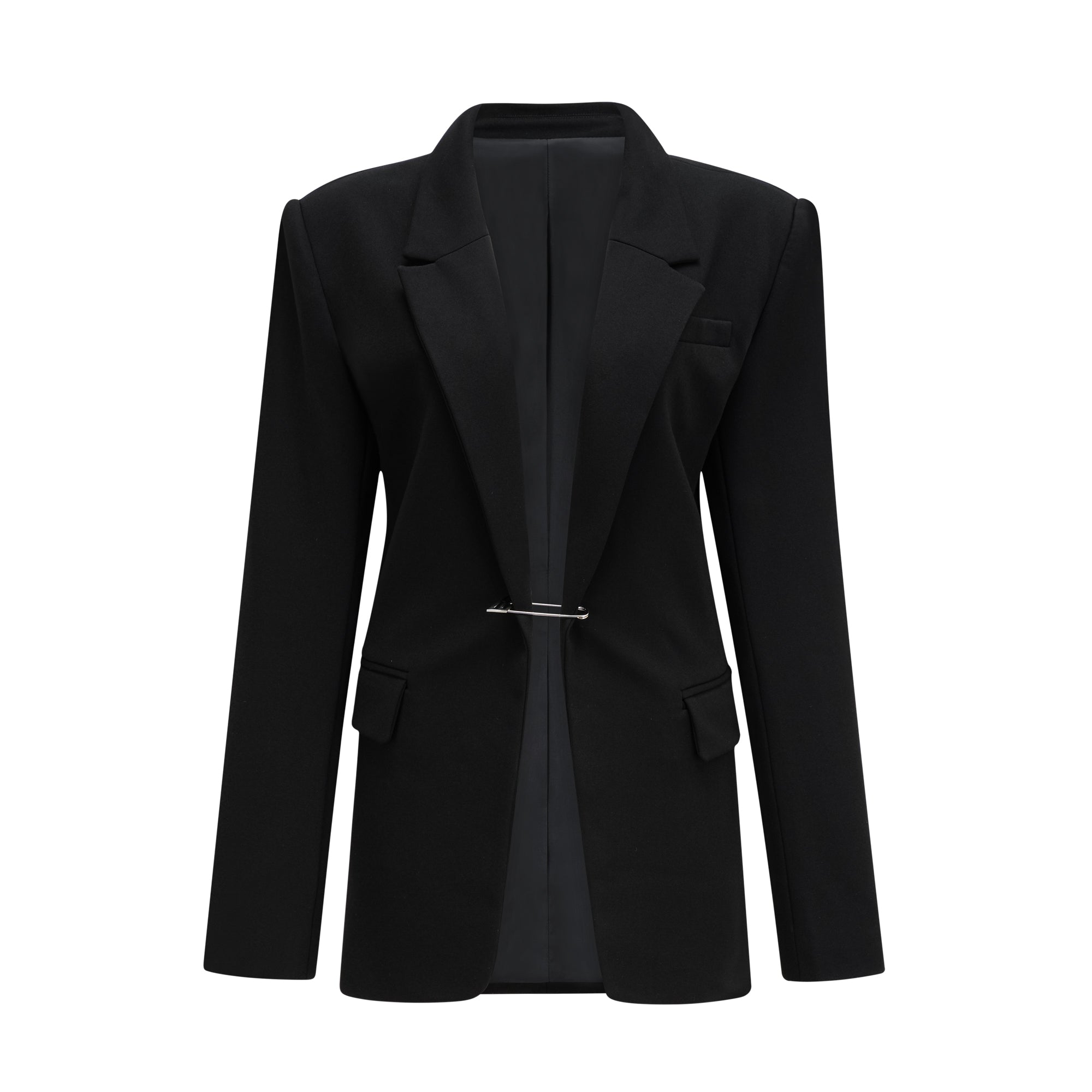 Clémence pin-fastening coat