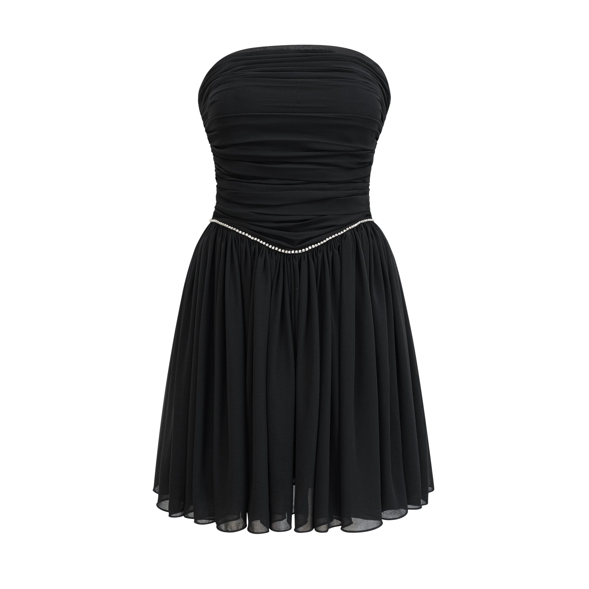 Nadine embellished pleated dress