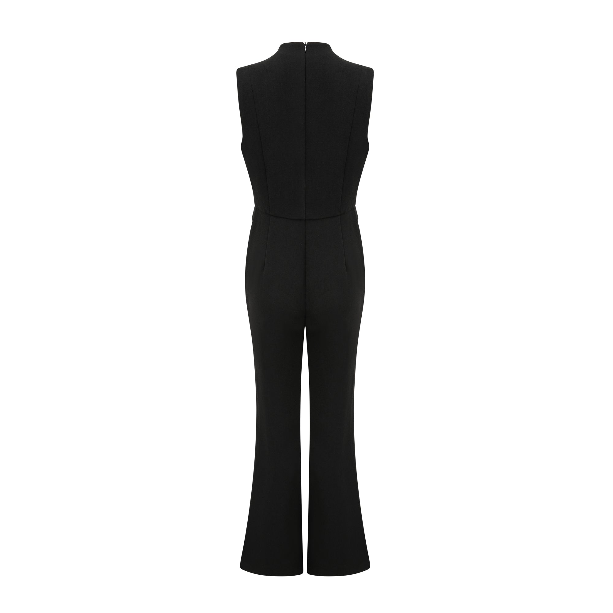 Roxane sleeveless flared jumpsuit