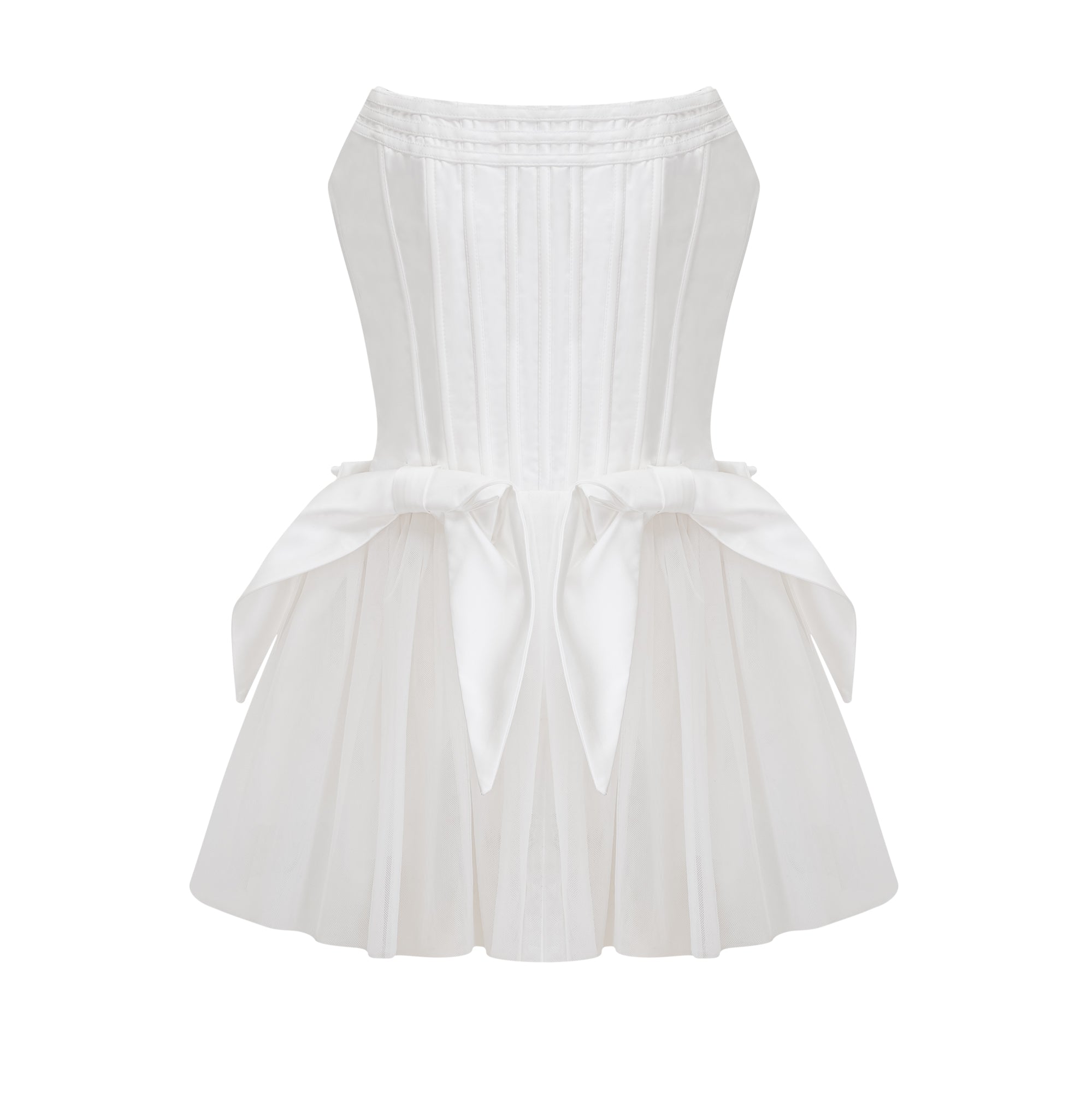 Joséphine corset tulle mini dress