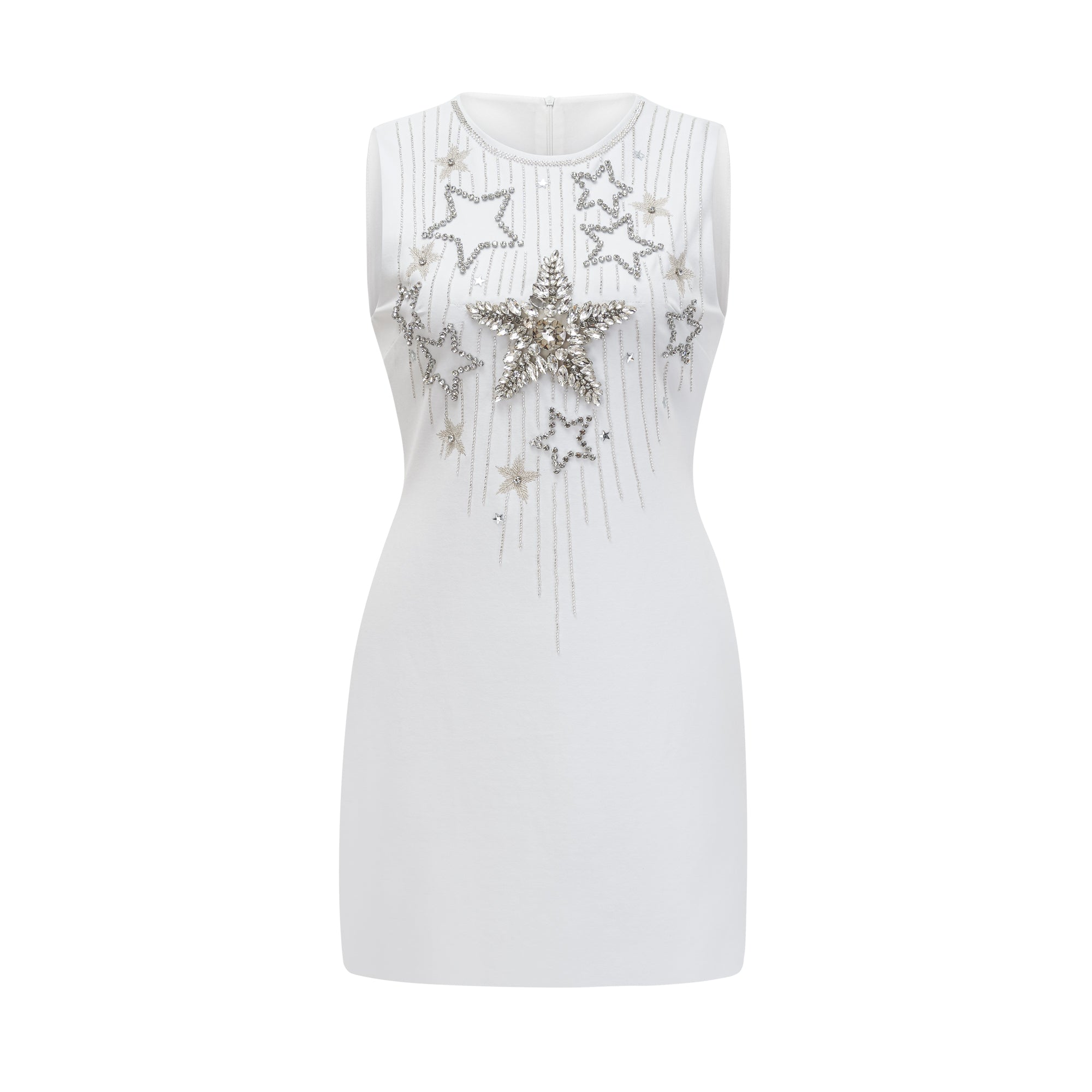 Valentia embroidered mini dress