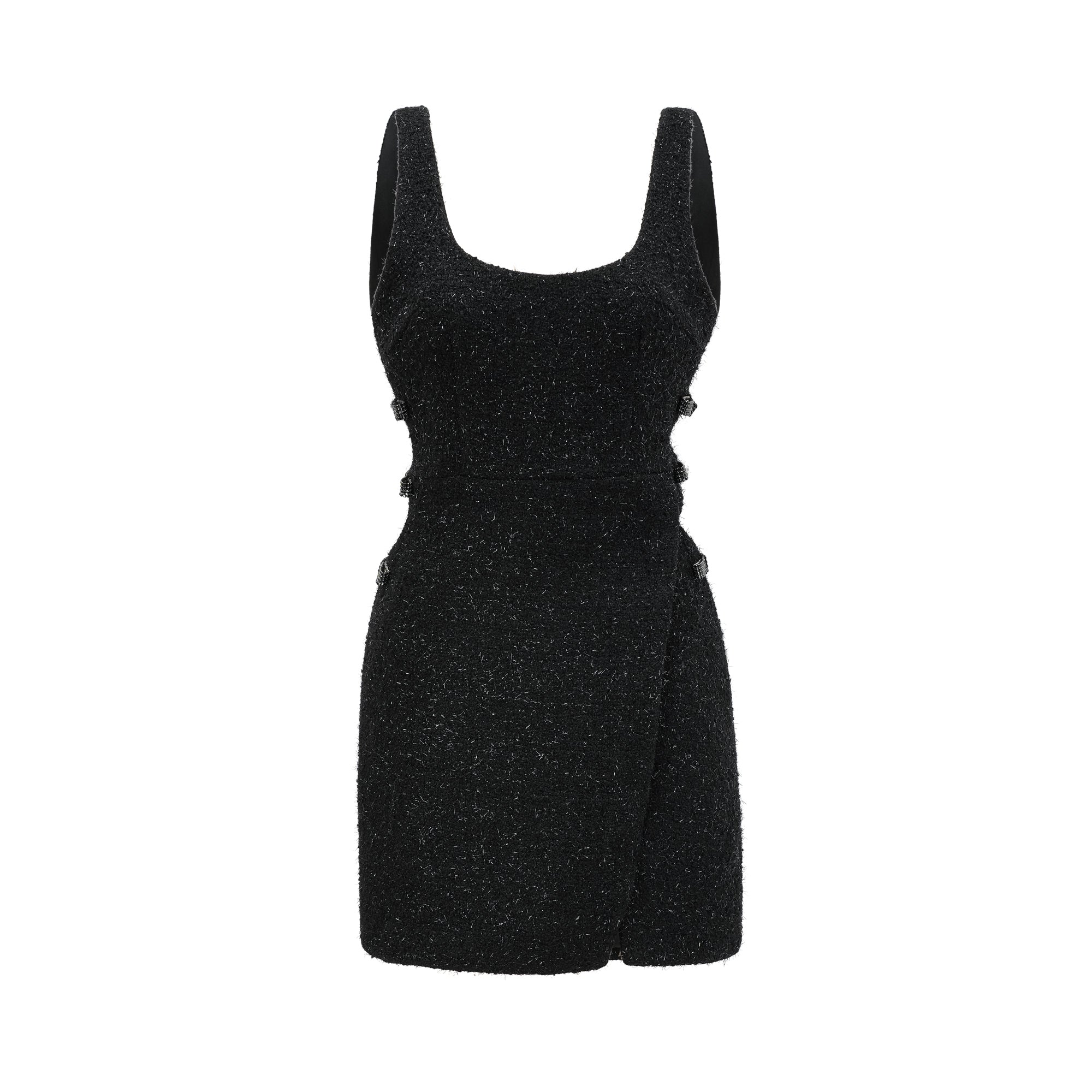 Liane bow-detail cut-out mini dress