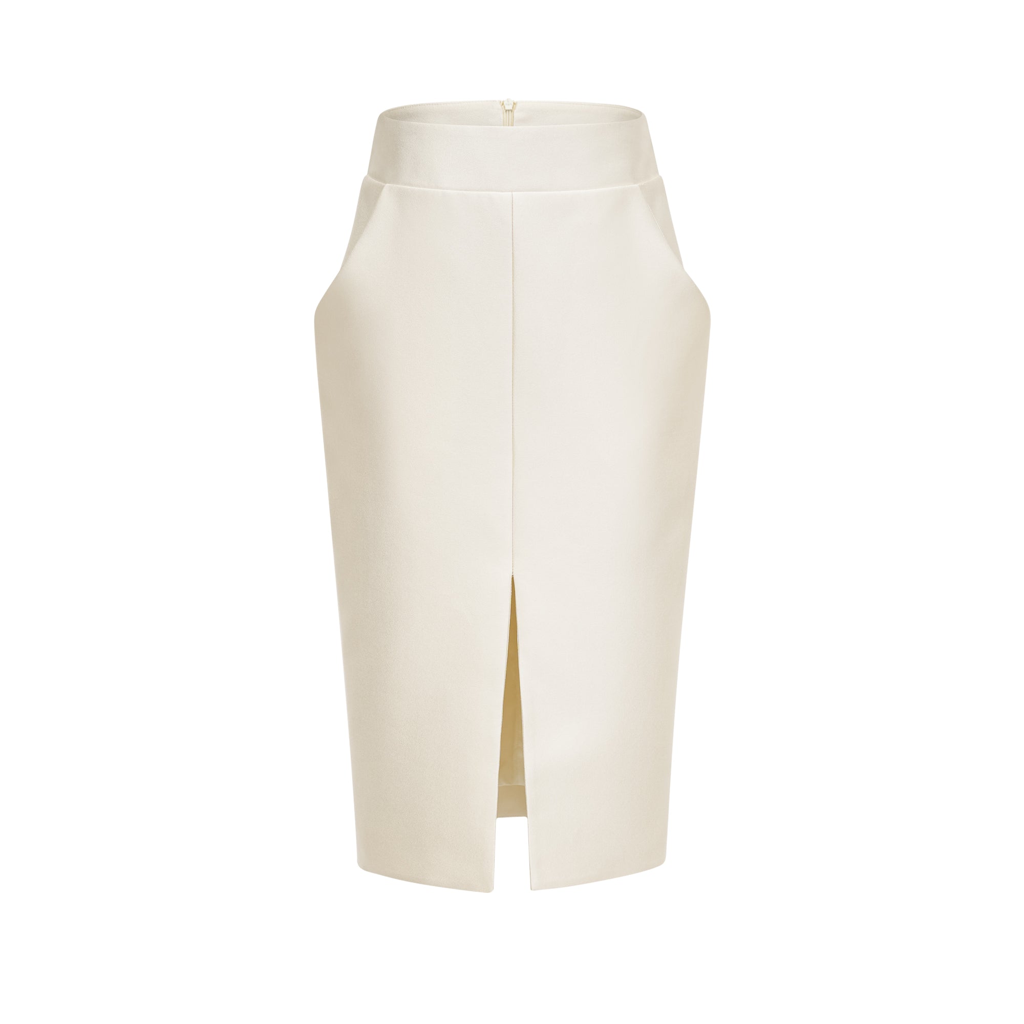 طقم مانون مكون من بلوزة وتنورة باللون الأبيض 