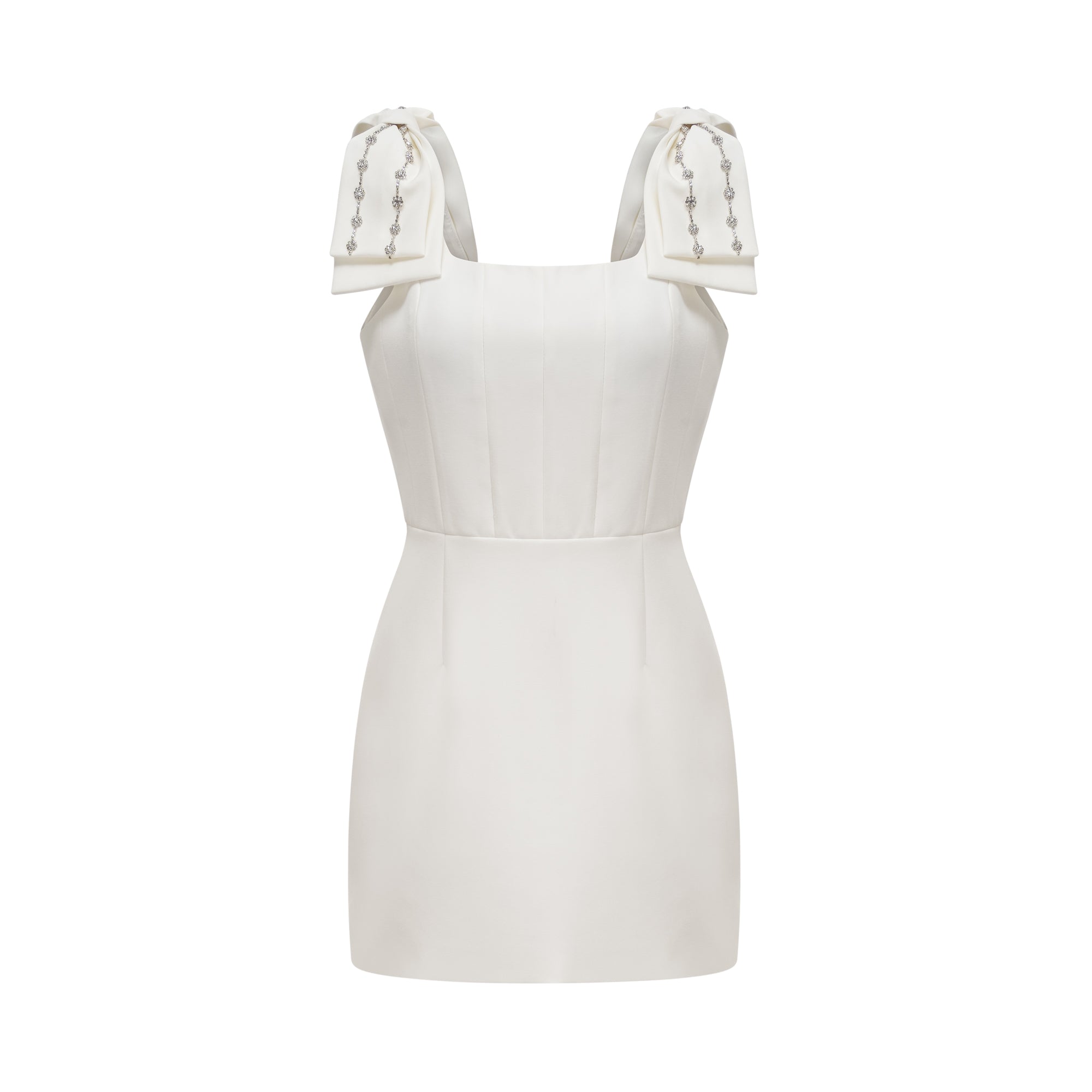 Ondine embellished bow-detail dress