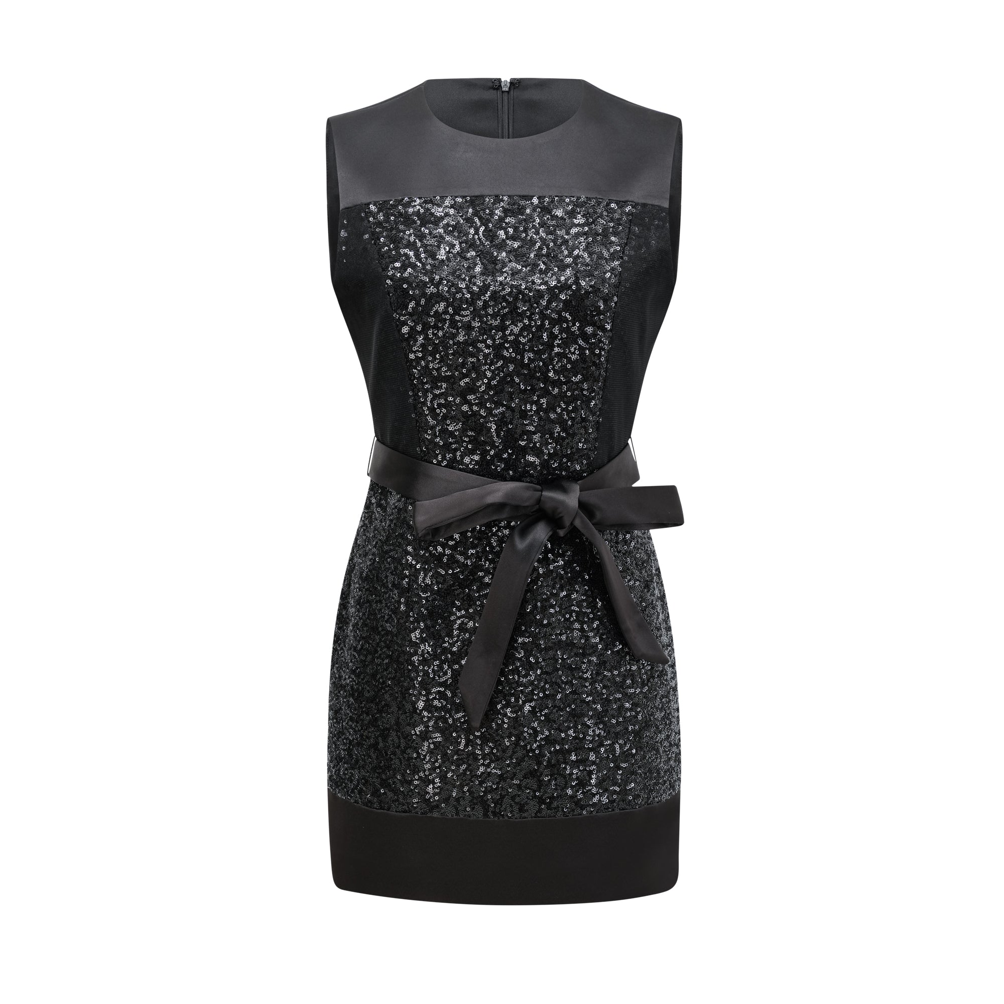 Milia sequinned tie-waist dress