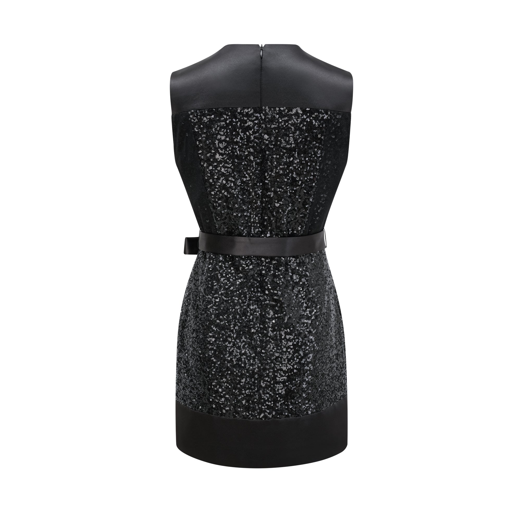 Milia sequinned tie-waist dress