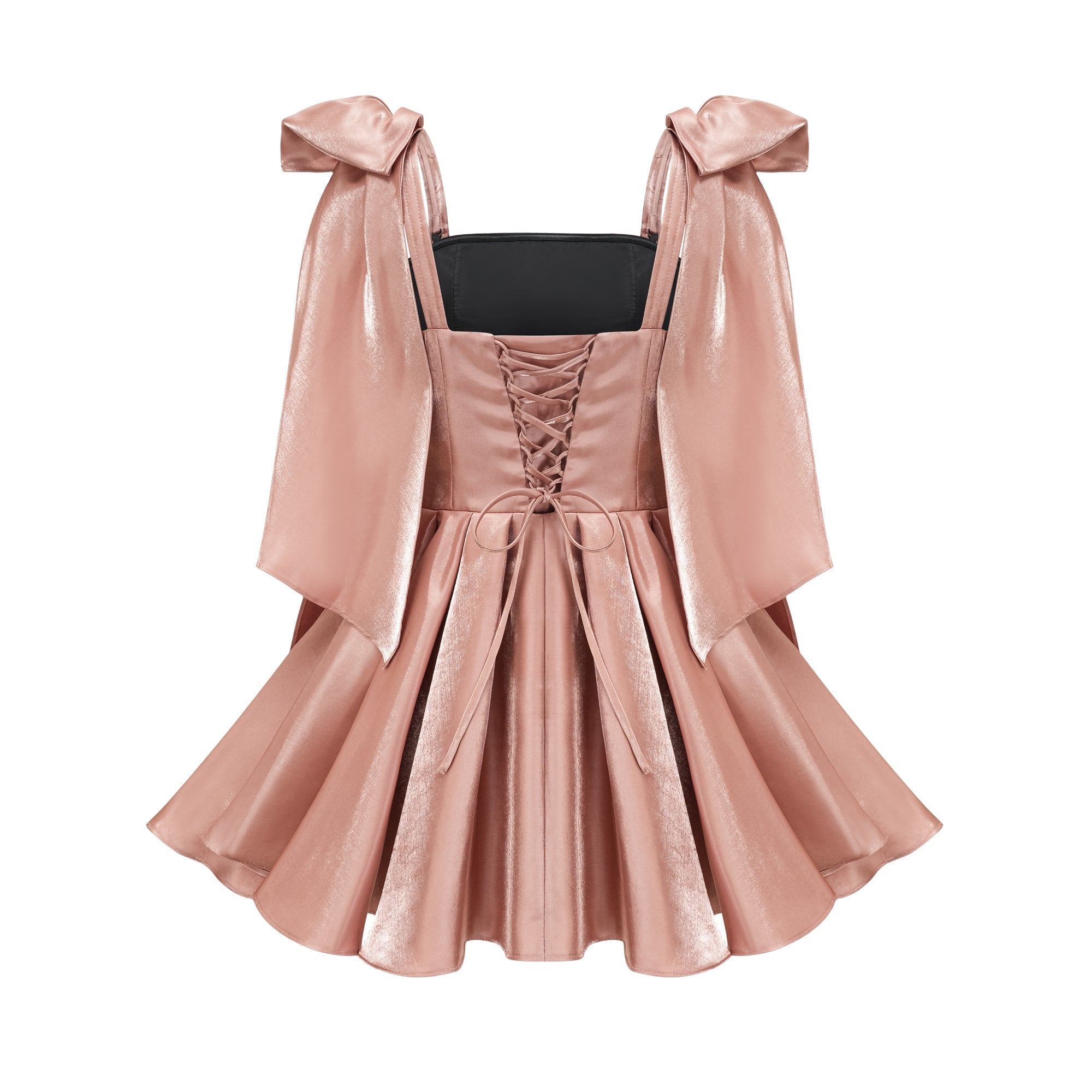 Catiana bow-detail flared dress