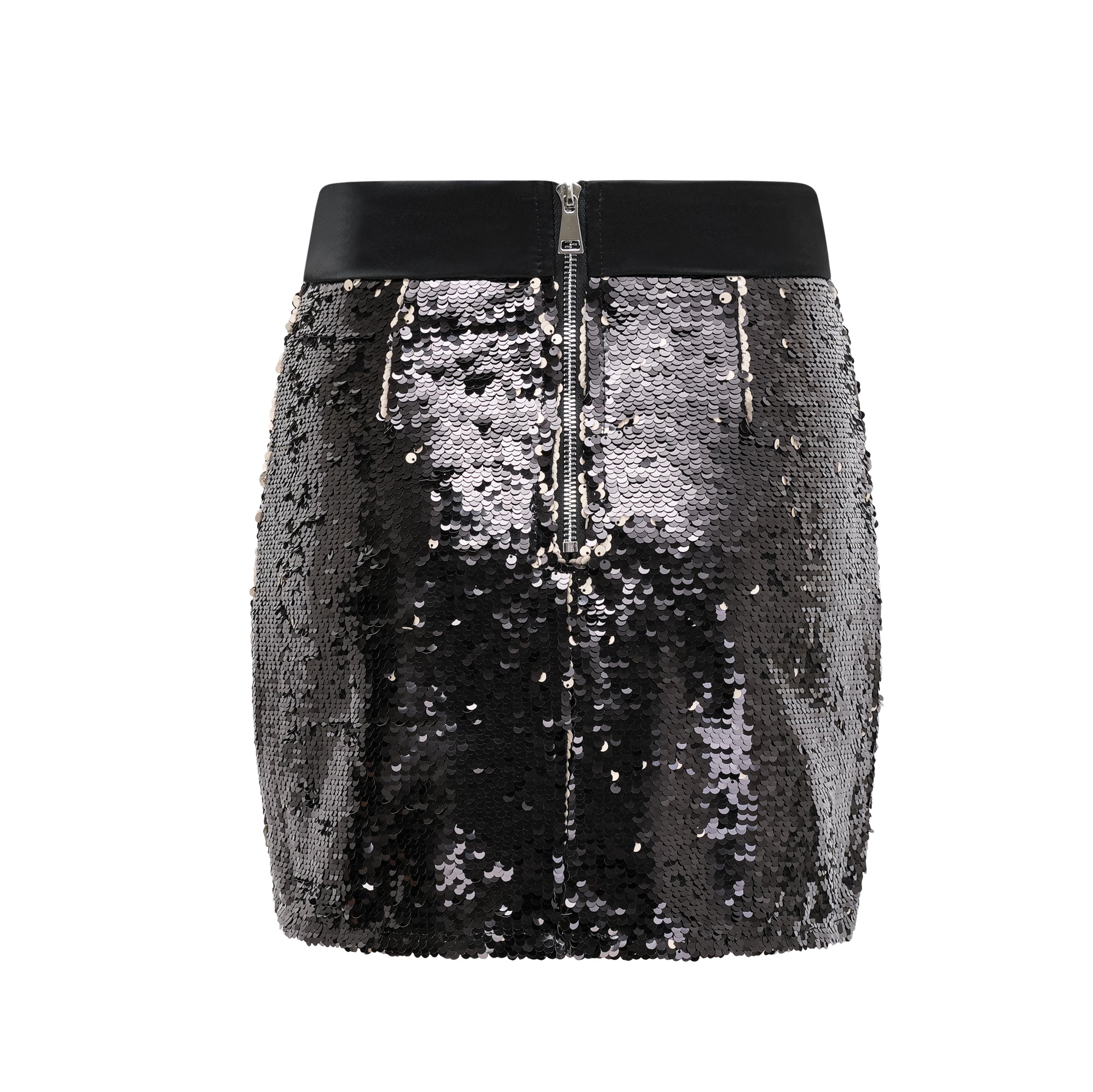 Magali black sequin mini skirt