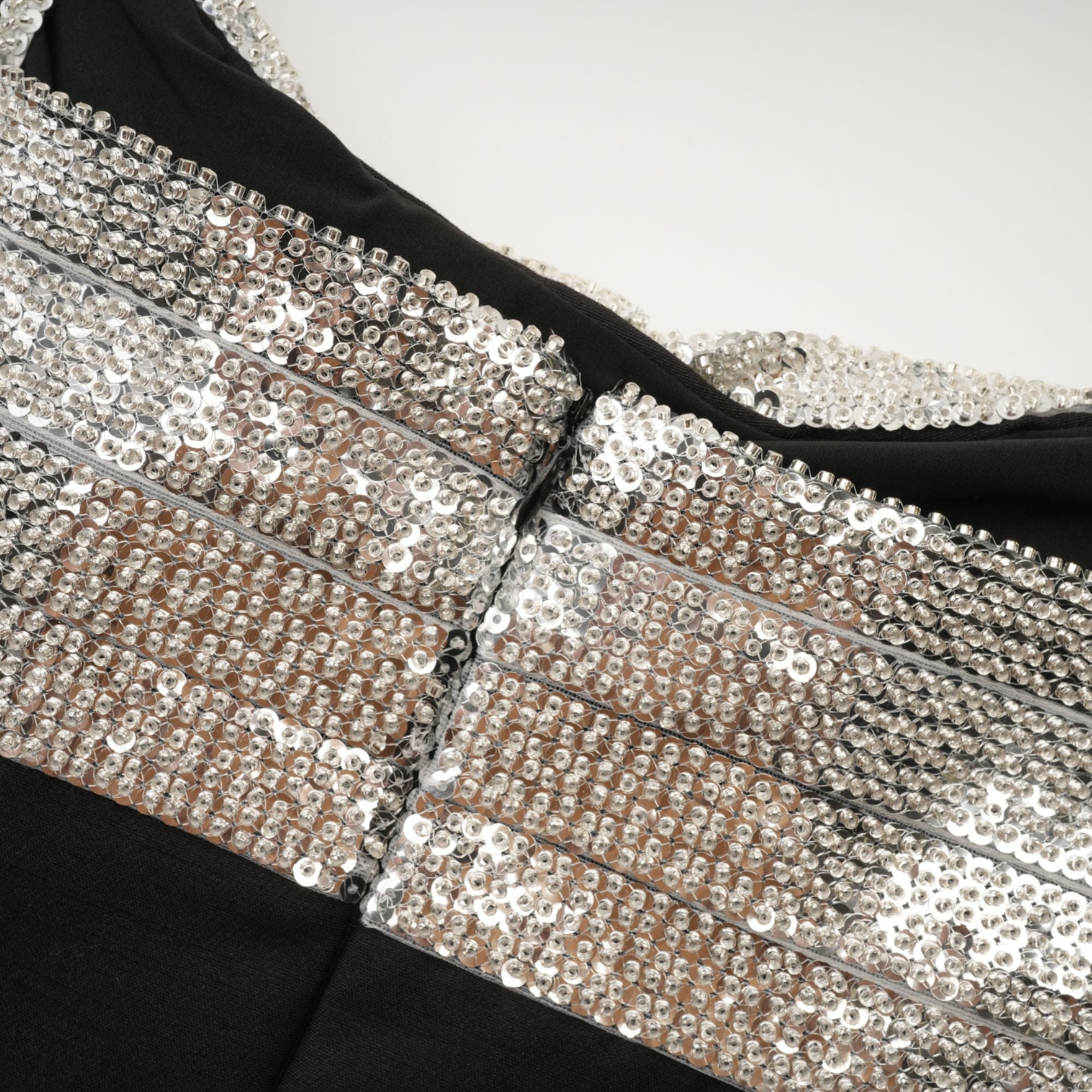 Lourdes bow-detail crystal-embellished dress