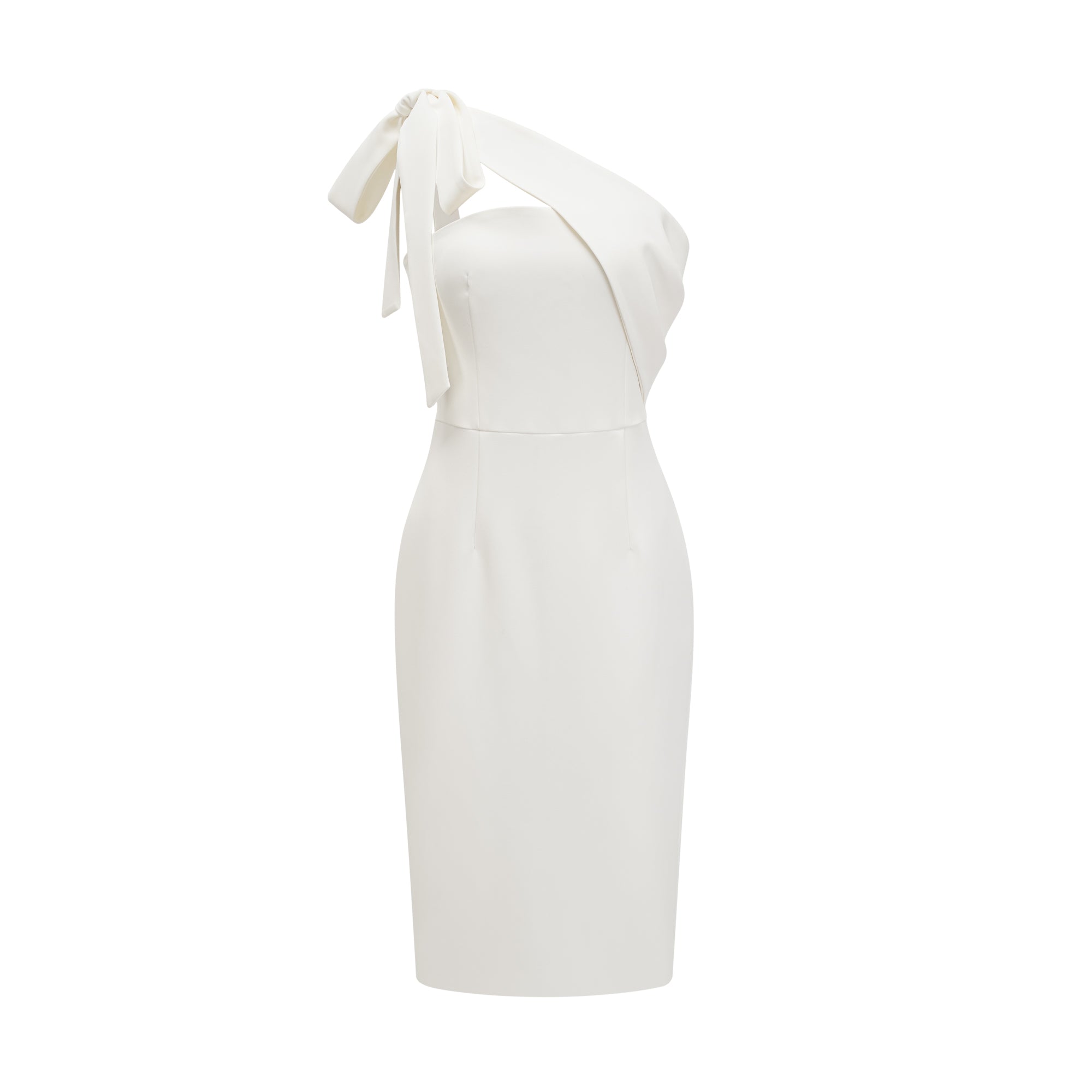 Nadine mono-shoulder midi dress