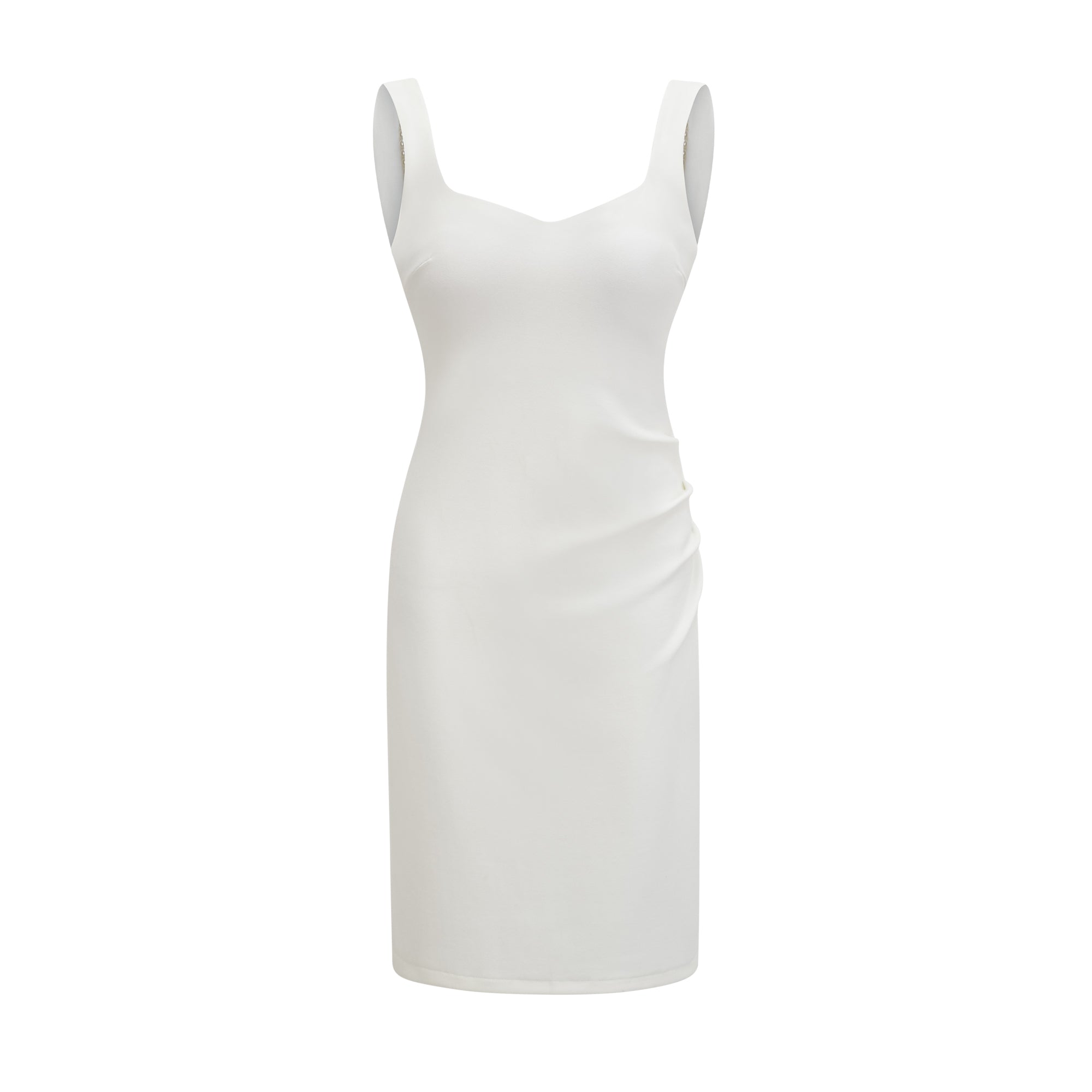 Jadore pearl-embellished sleeveless dress