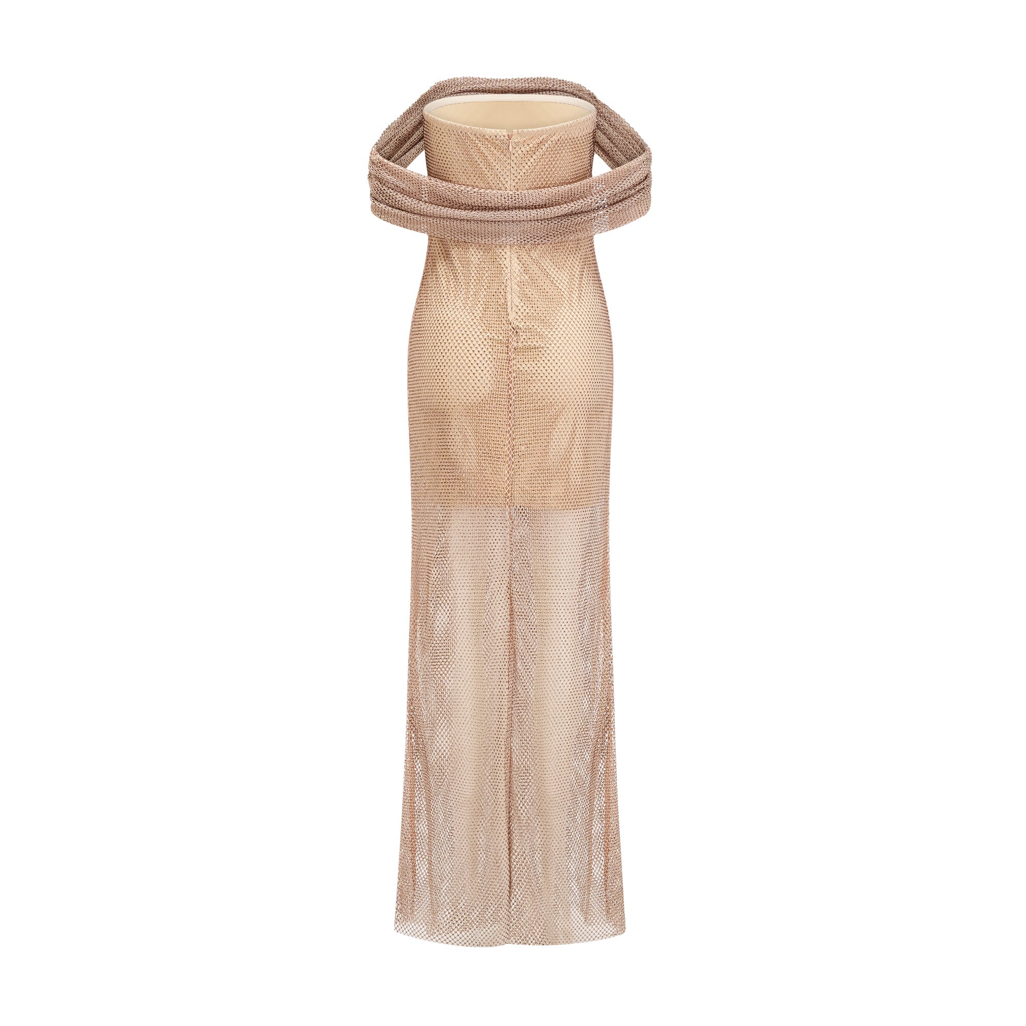 Lourdes rhinestone-embellished maxi dress