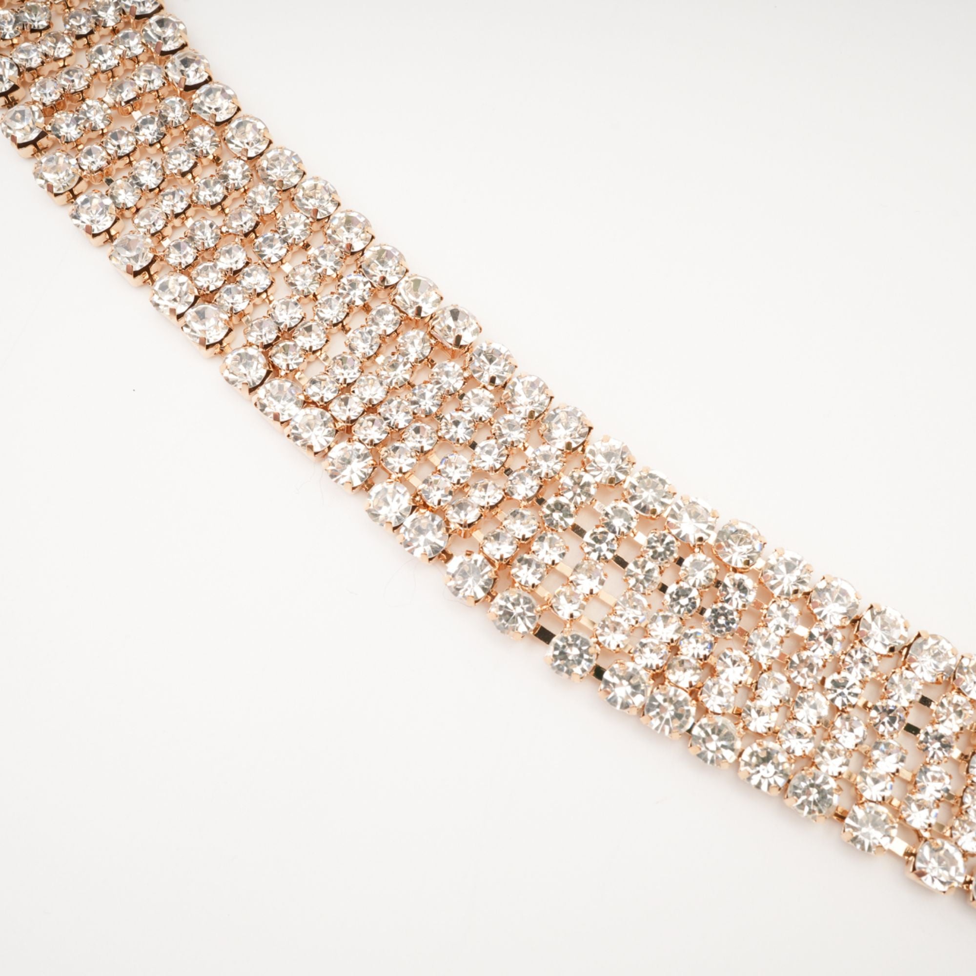 Rosalee crystal layered necklace
